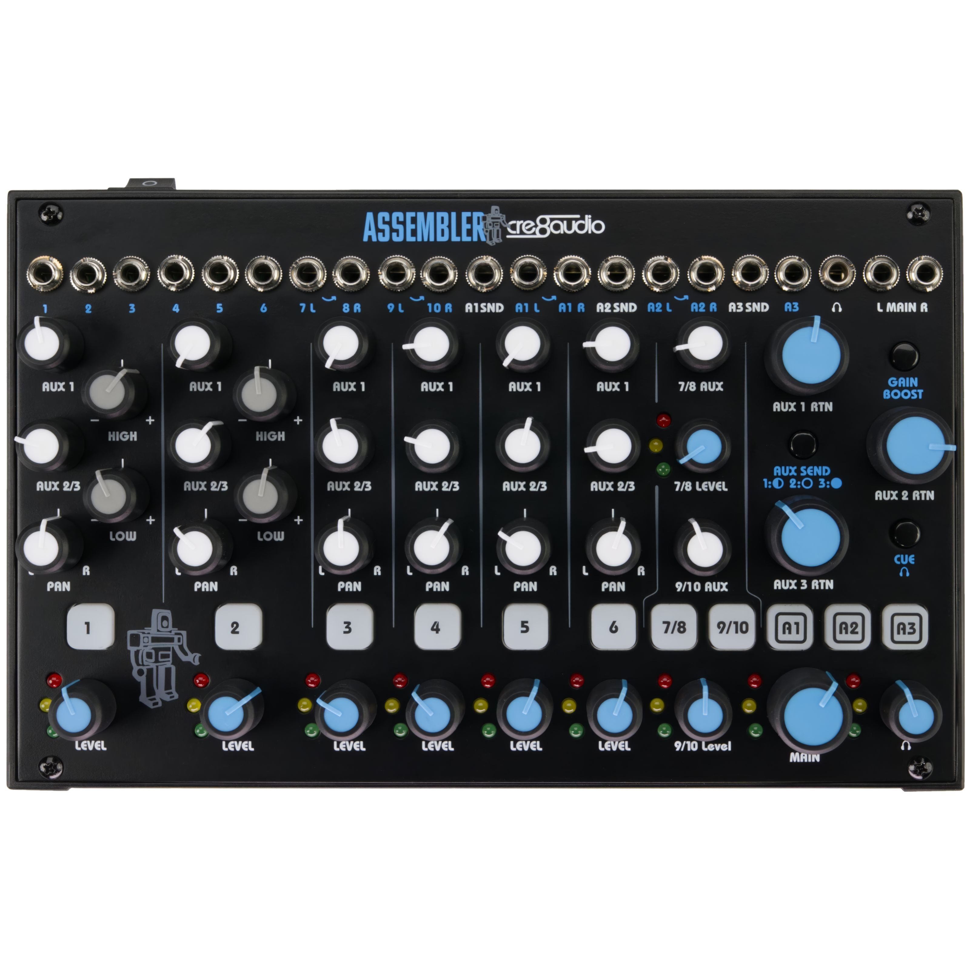 cre8audio Musikinstrumentenpedal, (Effektgeräte für Tasteninstrumente, Analog-Effekte), Assembler - Analog Effekt für Tasteninstrumente