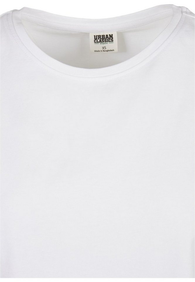 URBAN CLASSICS T-Shirt Damen Ladies Organic Short Tee (1-tlg), UC Curvy