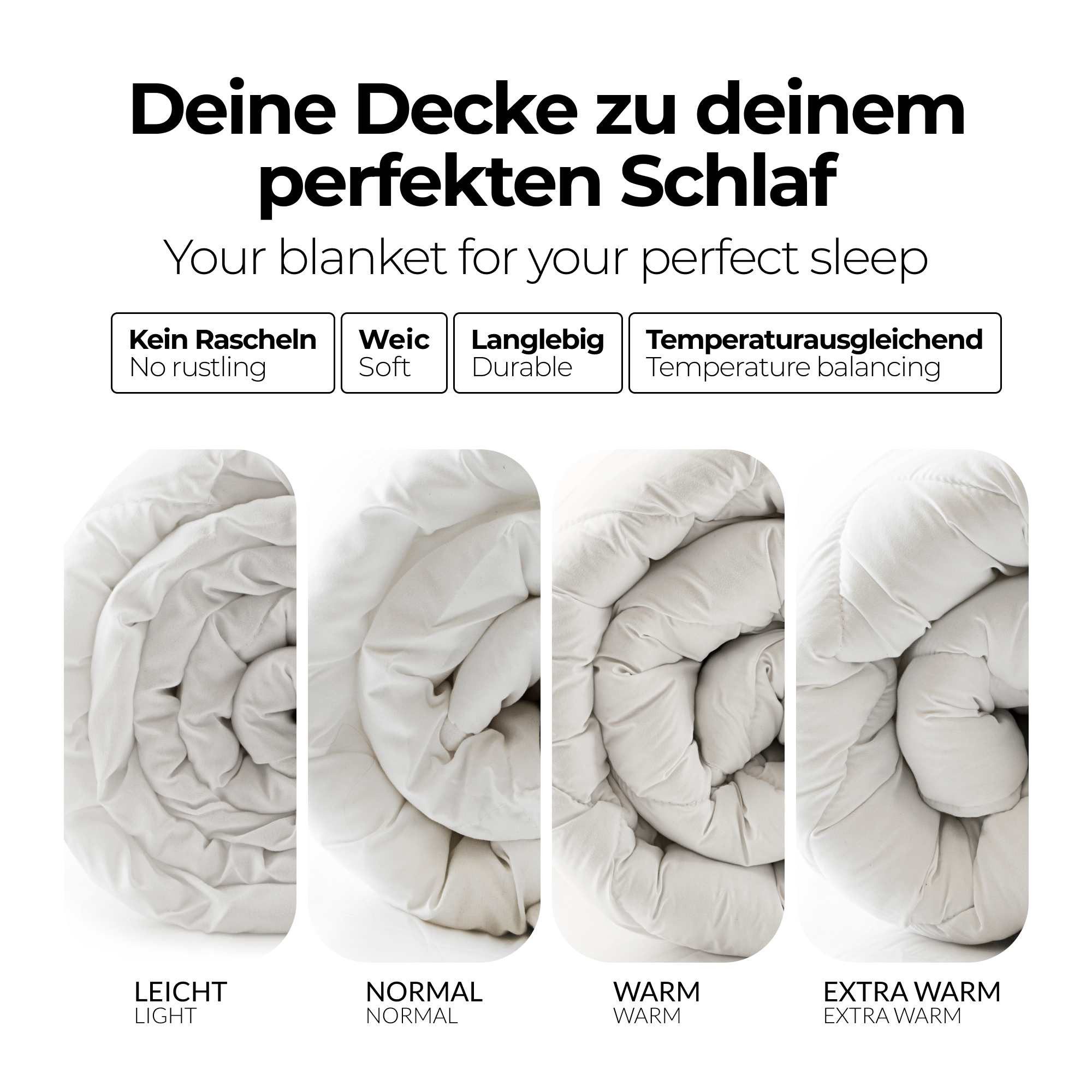 etérea Himmlische Qualität Microfaserbettdecke etérea Microfaser Steppdecke Frieda, Füllung: 100% Hohlfaser