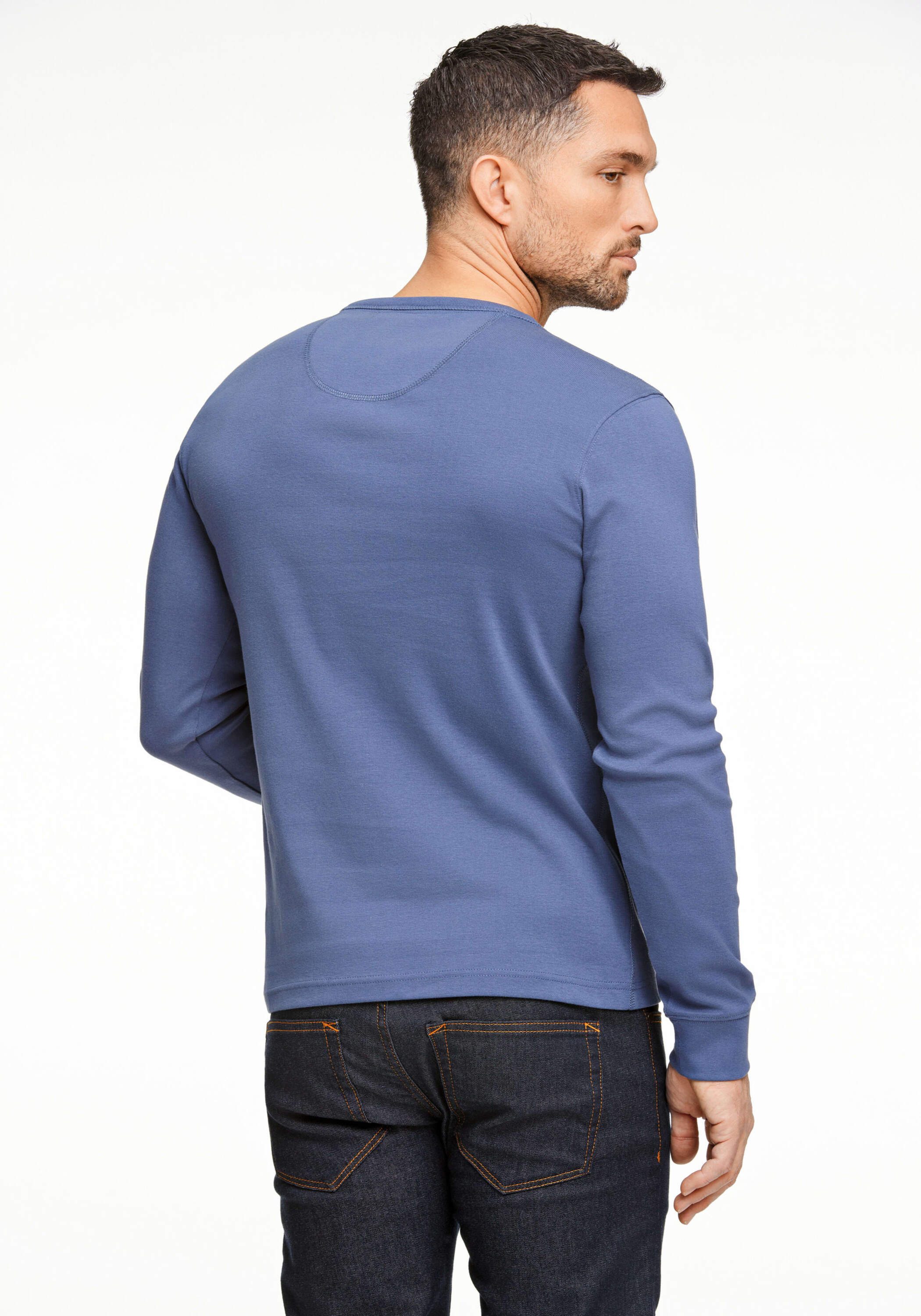 LINDBERGH Henleyshirt Henley Shirt Slim Fit günstig online kaufen