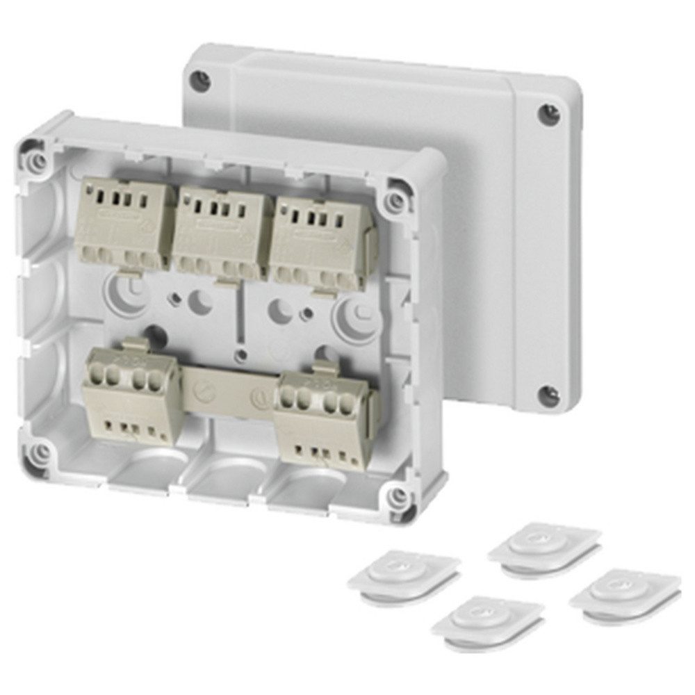 HENSEL Steckdose Hensel 60000765 Abzweigdose halogenfrei, plombierbar (L x B) 139 mm x