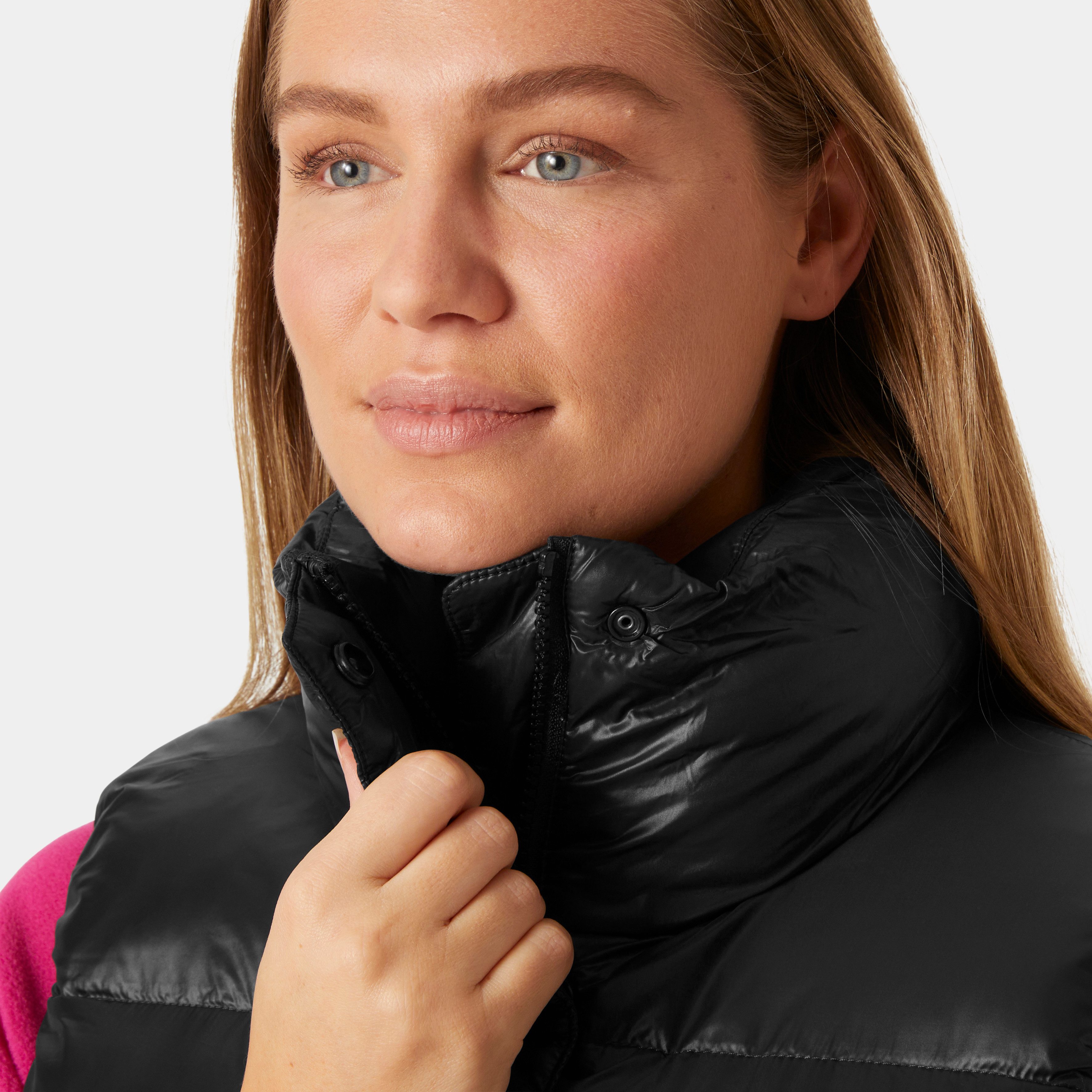 Helly Hansen Steppweste W JADE VEST sportlicher Stil, mit Reißverschluss, hochschließender Kragen