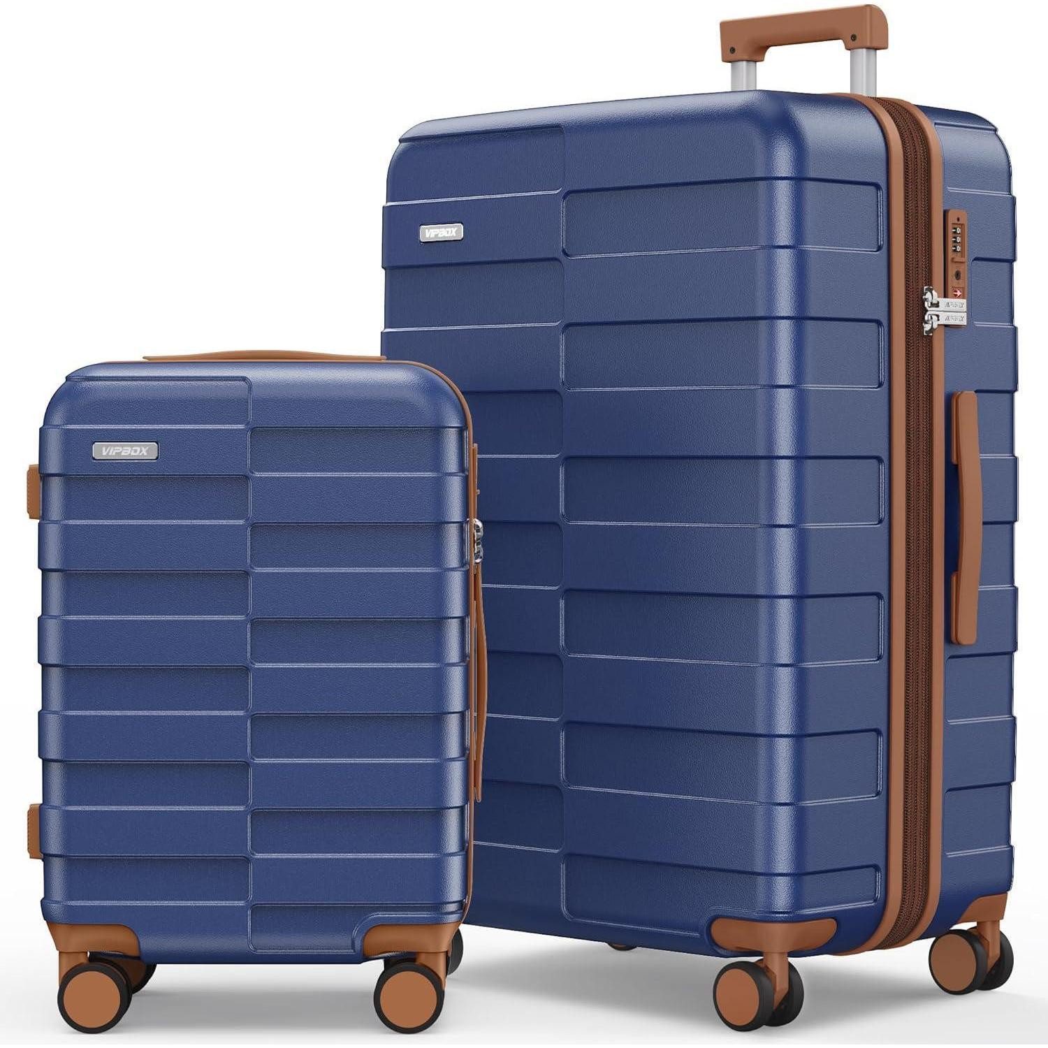 Vipbox Kofferset Hartschalen Kofferset 55cm 75cm TSA-Schloss 3 Jahre Garantie