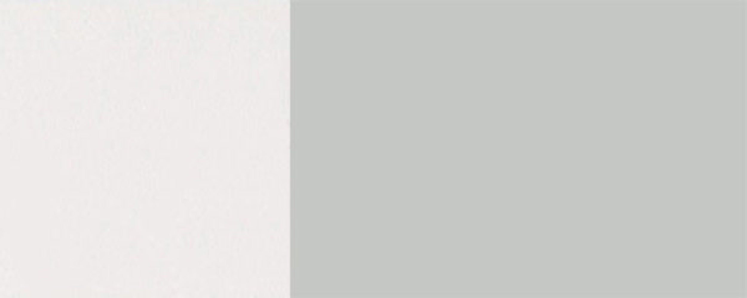 Front- Korpusfarbe grifflos Glaseinsatz 60cm 1-türig (Napoli) lichtgrau wählbar Napoli RAL mit Feldmann-Wohnen Klapphängeschrank 7035 & Hochglanz