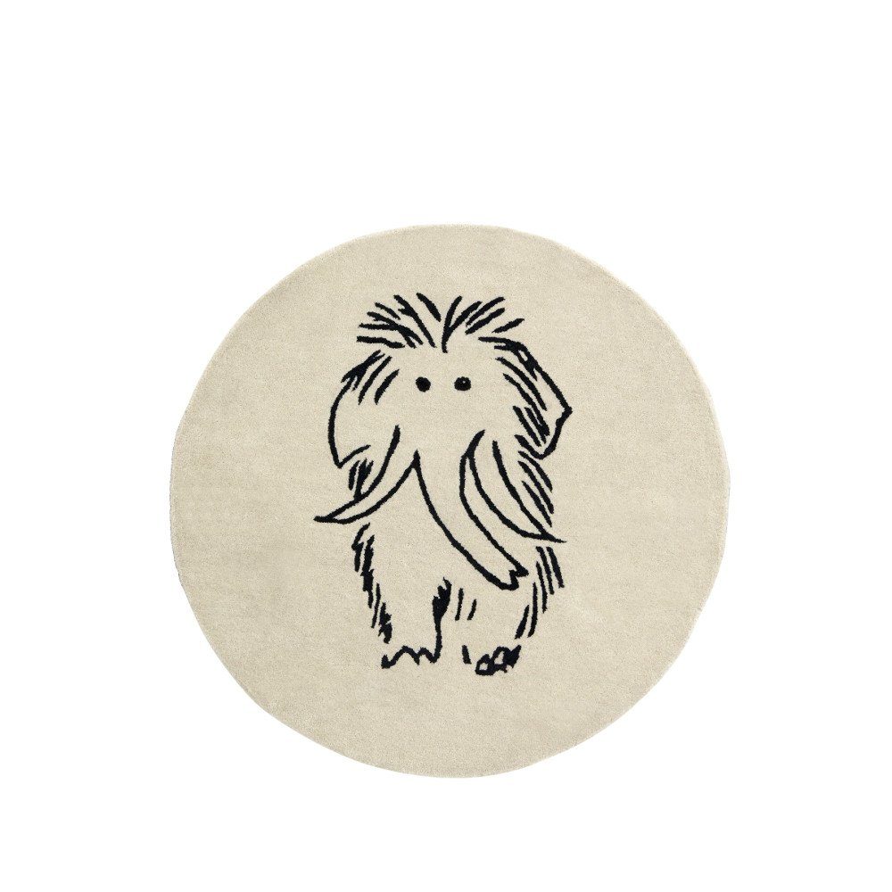 Kids Concept Kinderteppich Kids Concept 601911 Teppich NEO schwarz/ weiß handgeknüpft 120cm Durch