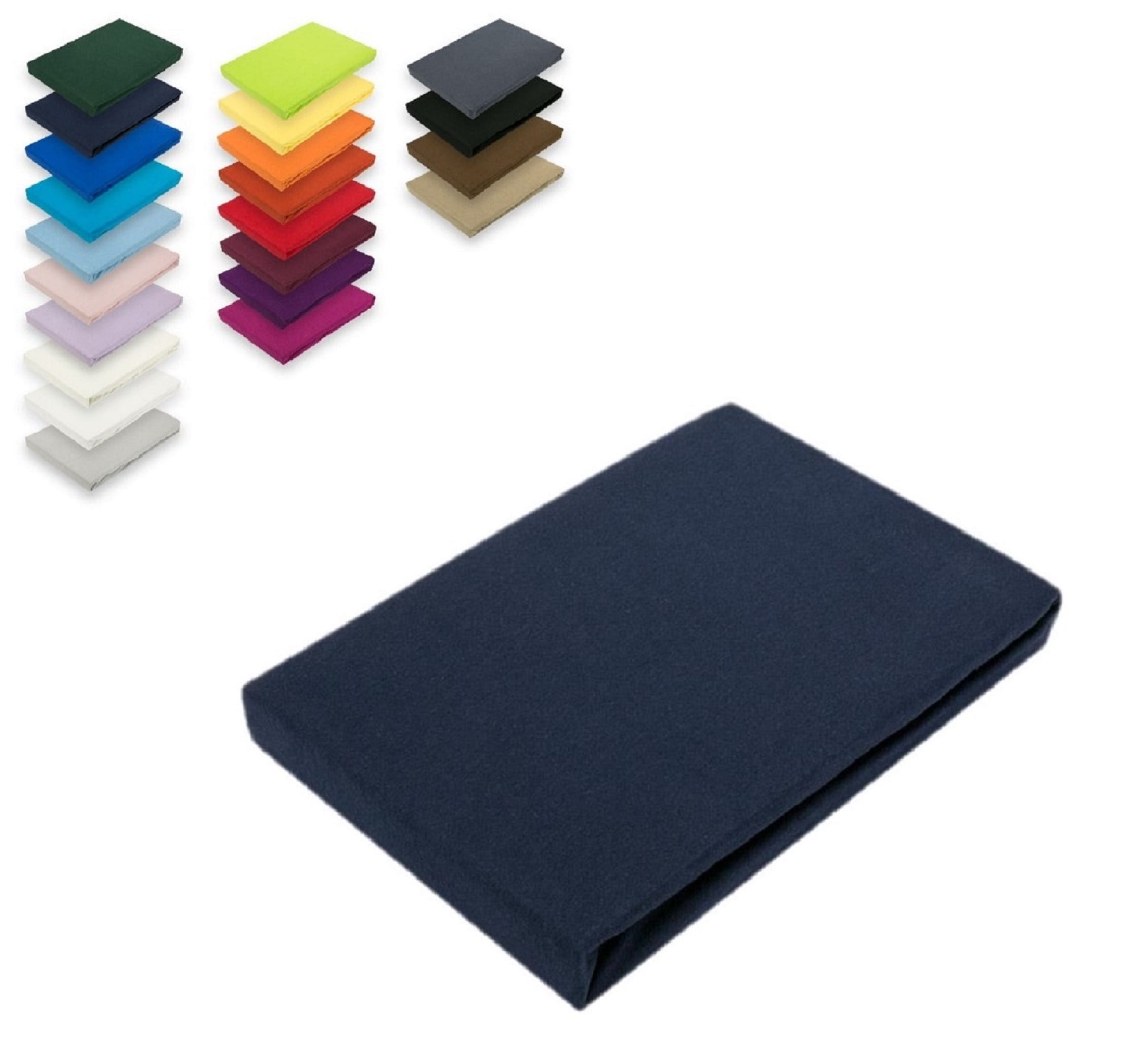 EXKLUSIV HEIMTEXTIL Spannbettlaken Microfaser Spannbettlaken Rundumgummizug, Microfaser, Gummizug: rundum, (1 Stück), mit Rundumgummizug