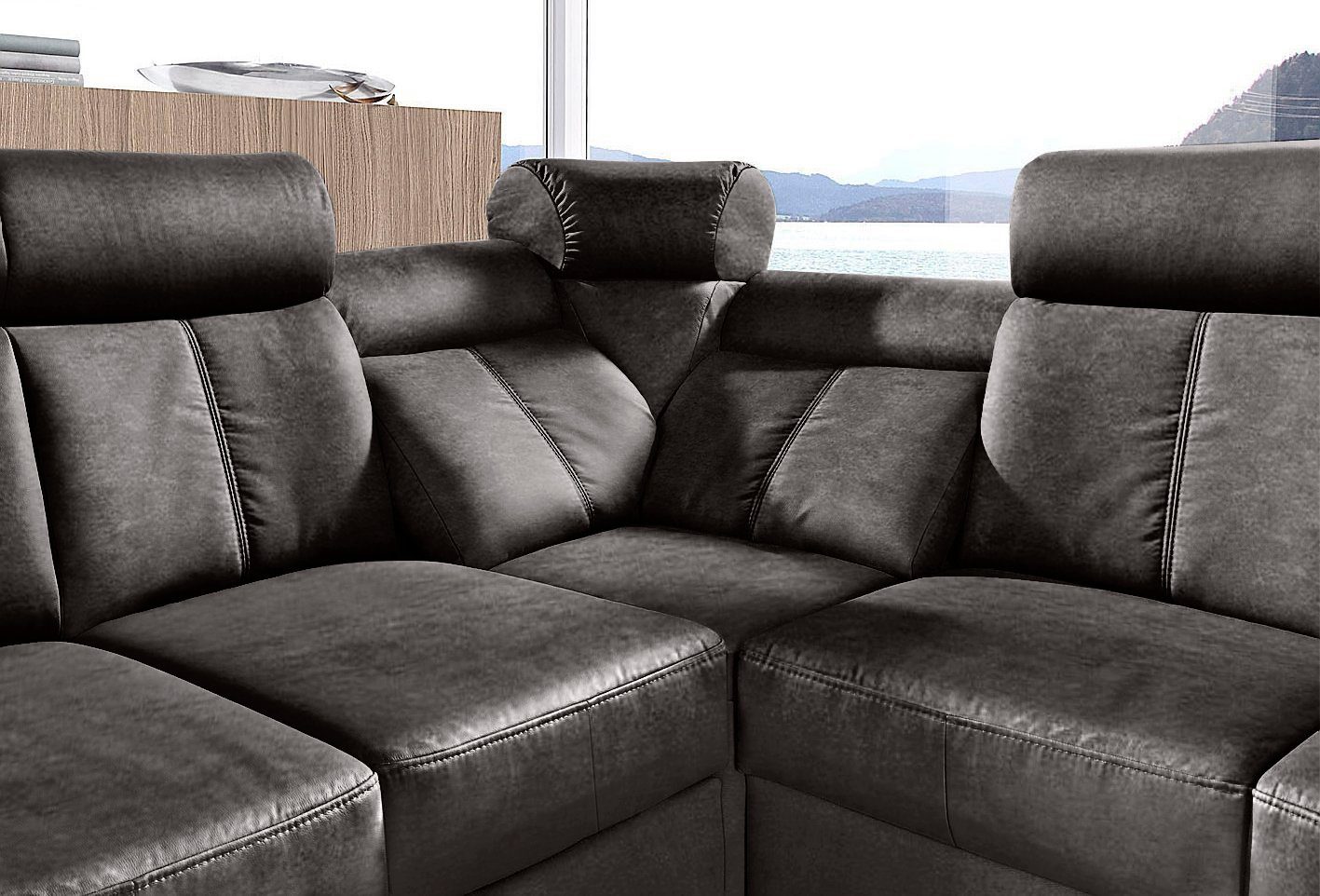sit&more Wohnlandschaft Basel U-Form, wahlweise mit Relaxfunktion