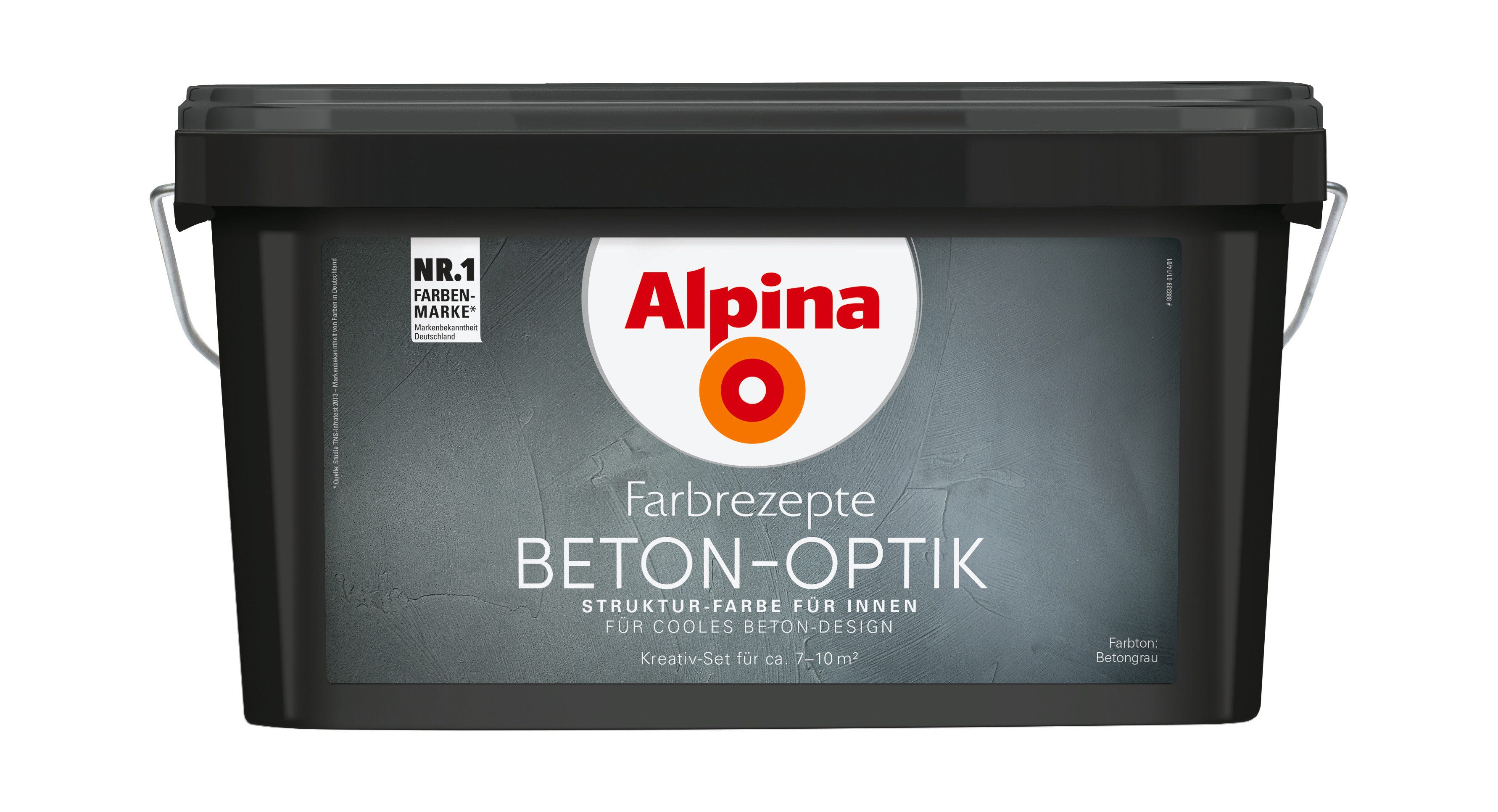 Alpina Wandfarbe Farbrezepte BETON-OPTIK Set
