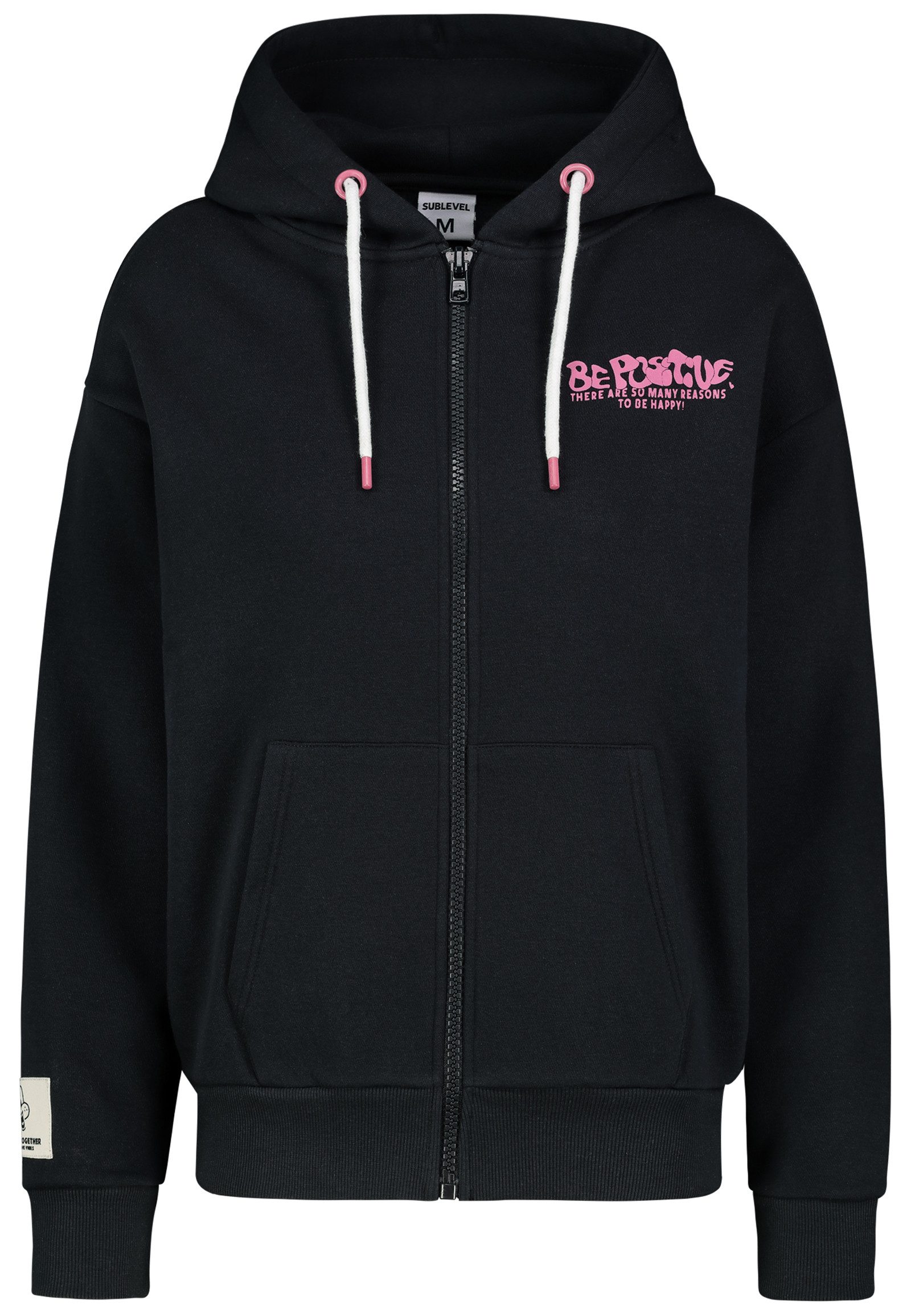 SUBLEVEL Hoodie Bequem mit Reißverschluss und günstig online kaufen