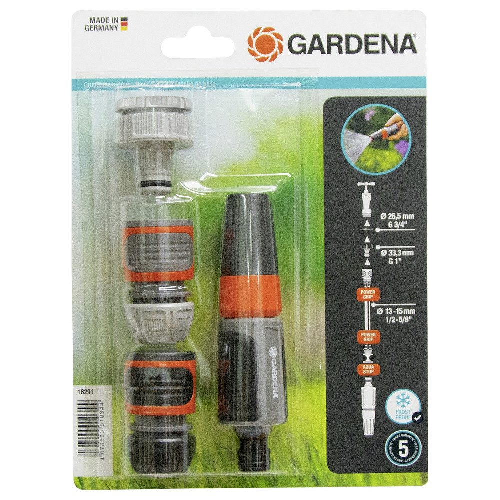 GARDENA Gartenschlauch GARDENA 18291-20 Gartenspritze mit Anschluss-Set