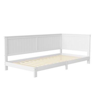 OKWISH Schlafsofa Einzeltagesbett aus Holz, Kinderbett 90*200 cm, ohne Matratze