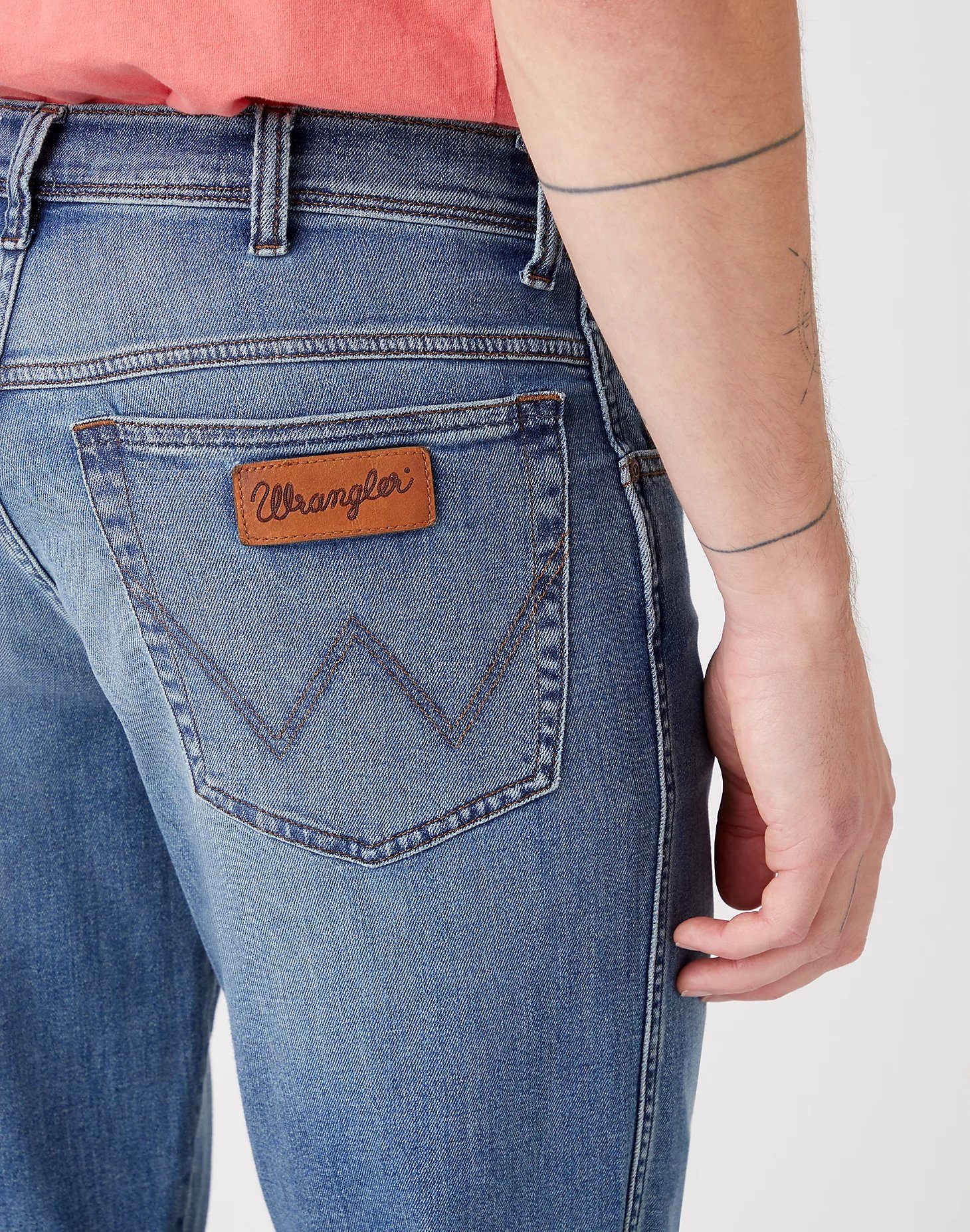 Wrangler 5-Pocket-Jeans WRANGLER TEXAS dusky W121YJ38R cloud
