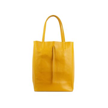 lePelou Shopper MIA, echt Leder, Made in Italy, mit geräumigem Hauptfach