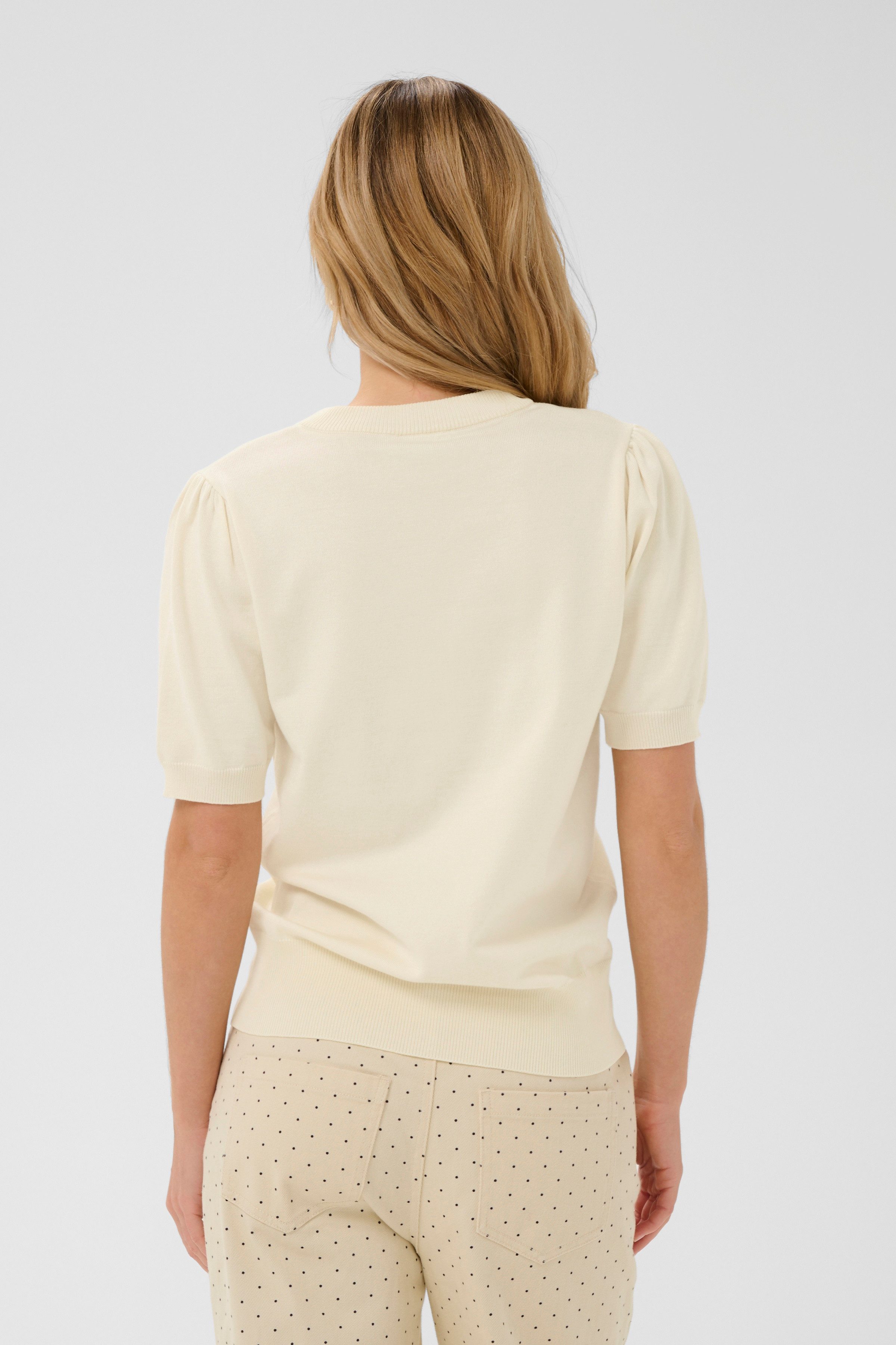 Saint Tropez Kurzarmpullover MilaSZ SS Viskosemischung, Classic fit