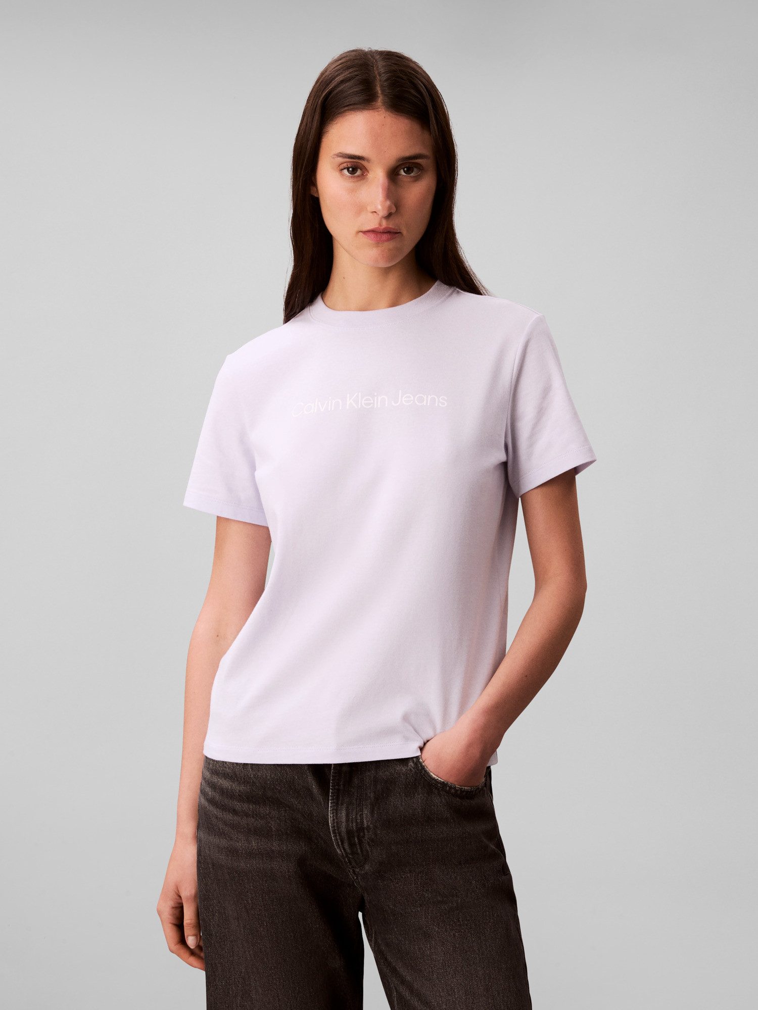 Calvin Klein Jeans T-Shirt mit Logoschriftzug günstig online kaufen