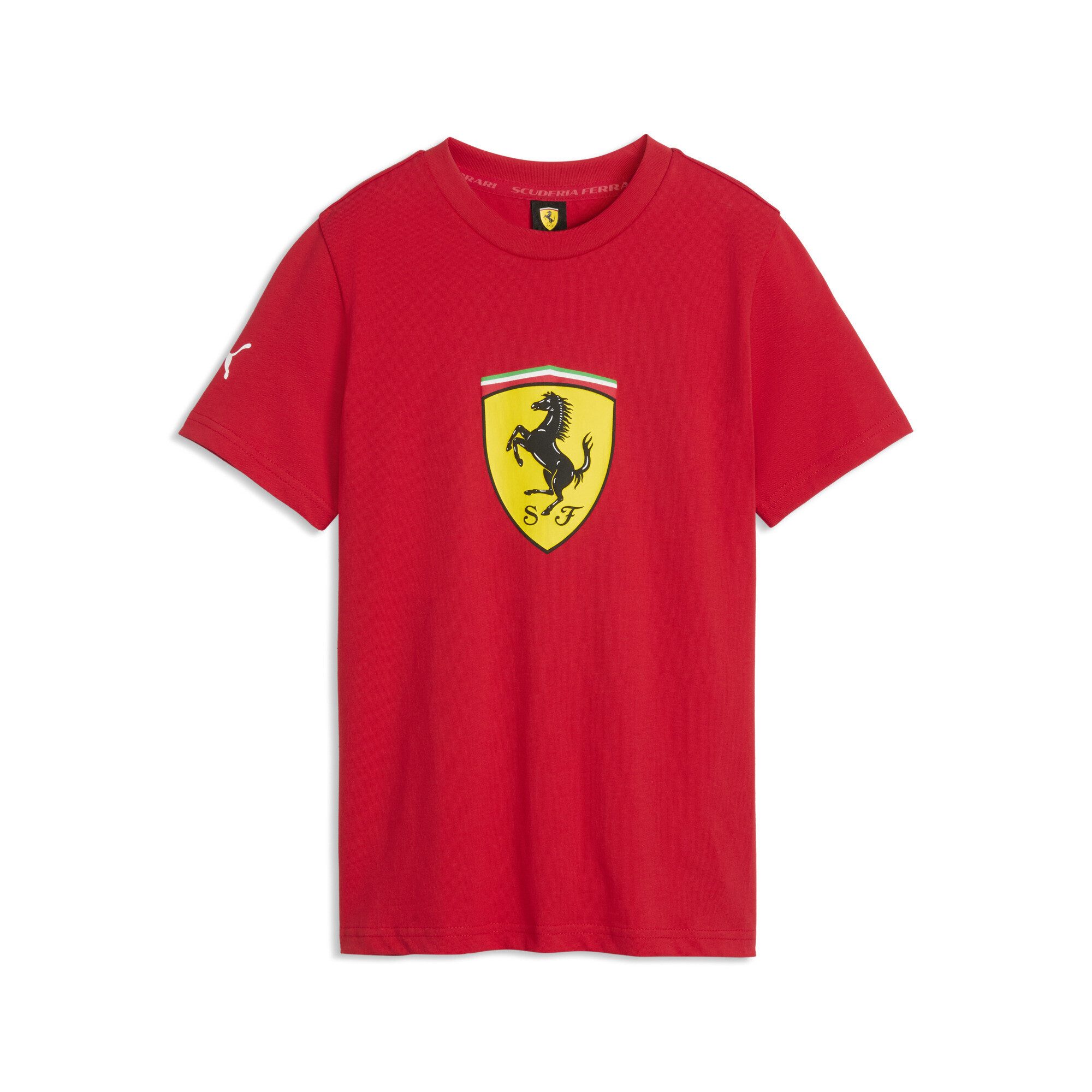 PUMA T-Shirt Scuderia Ferrari Coloured Shield T-Shirt Jugendliche
