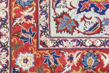 Wollteppich Isfahan Teppich handgeknüpft blau, morgenland, rechteckig, Höhe: 5 mm, handgeknüpft