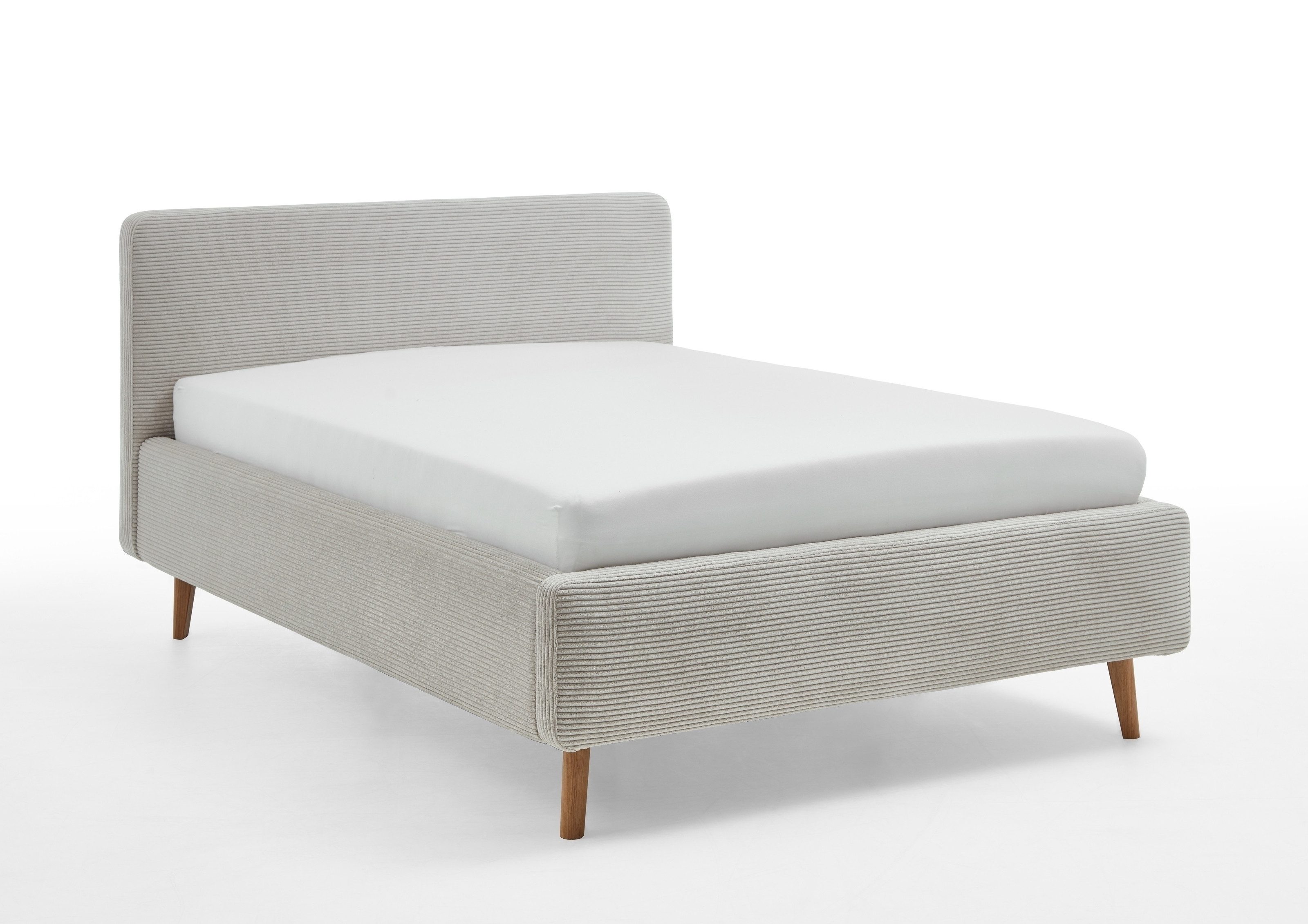 freiraum Polsterbett Mattis, Liegefläche 120x200cm, Poso beige, Stellmaß: 141x105x218cm (BxHxT)
