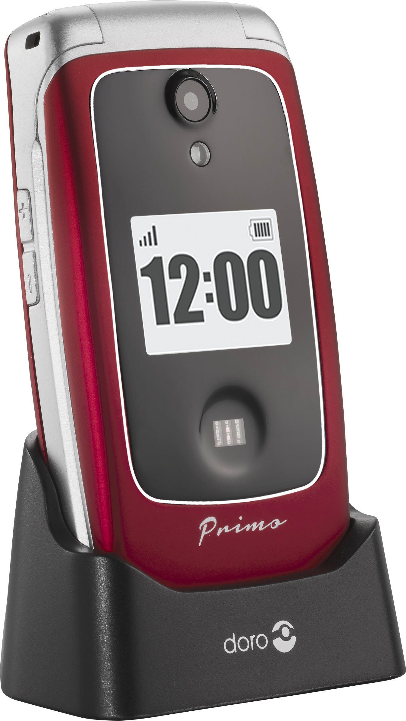 Primo PRIMO 418 Klapphandy (7,11 Zoll, rot 3 cm/2,8 MP Kamera)