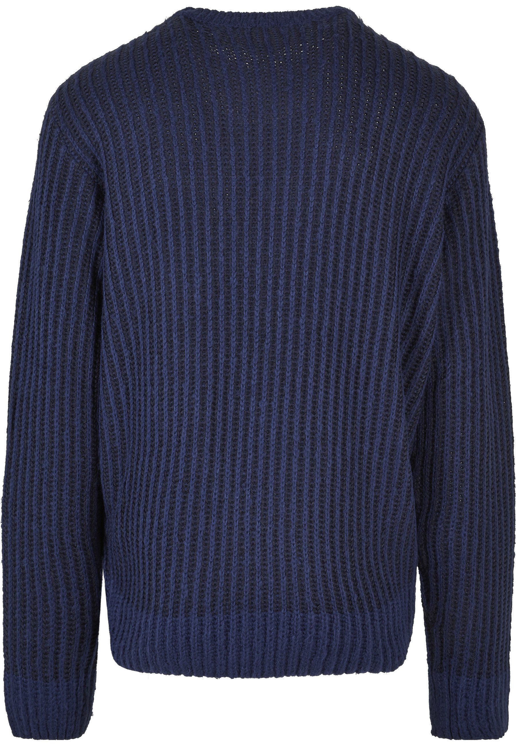 URBAN CLASSICS Rundhalspullover Urban Classics Herren Oversized Two Tone Sweater (1-tlg)
