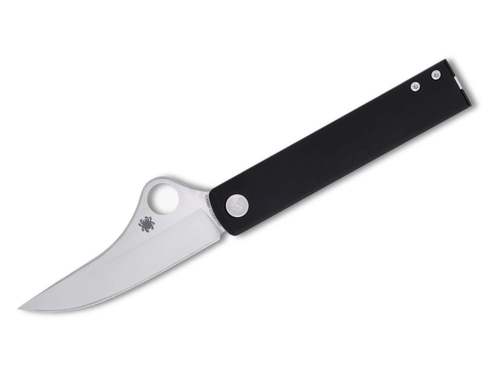 Spyderco Taschenmesser Spyderco Essenza N690 Black Aluminum PlainEdge