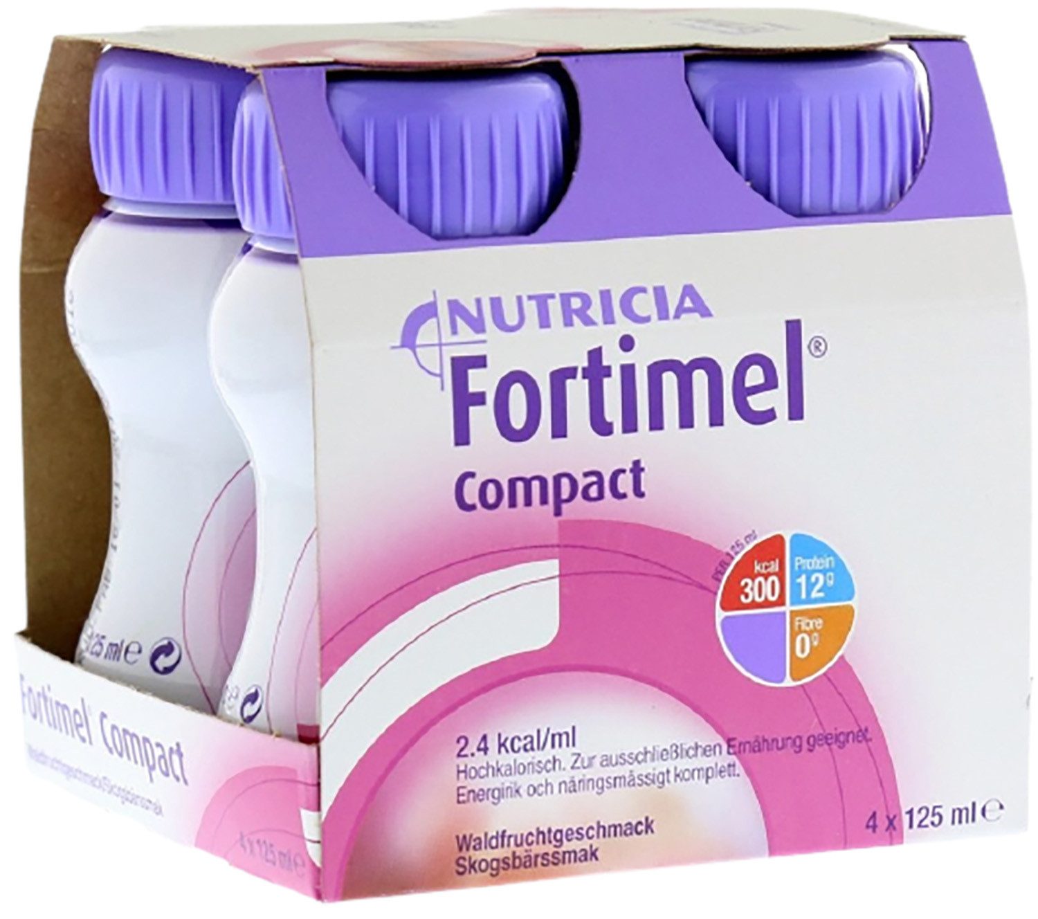 Trinkbeutel Fortimel Compact 2.4 4er Pack - Schokolade