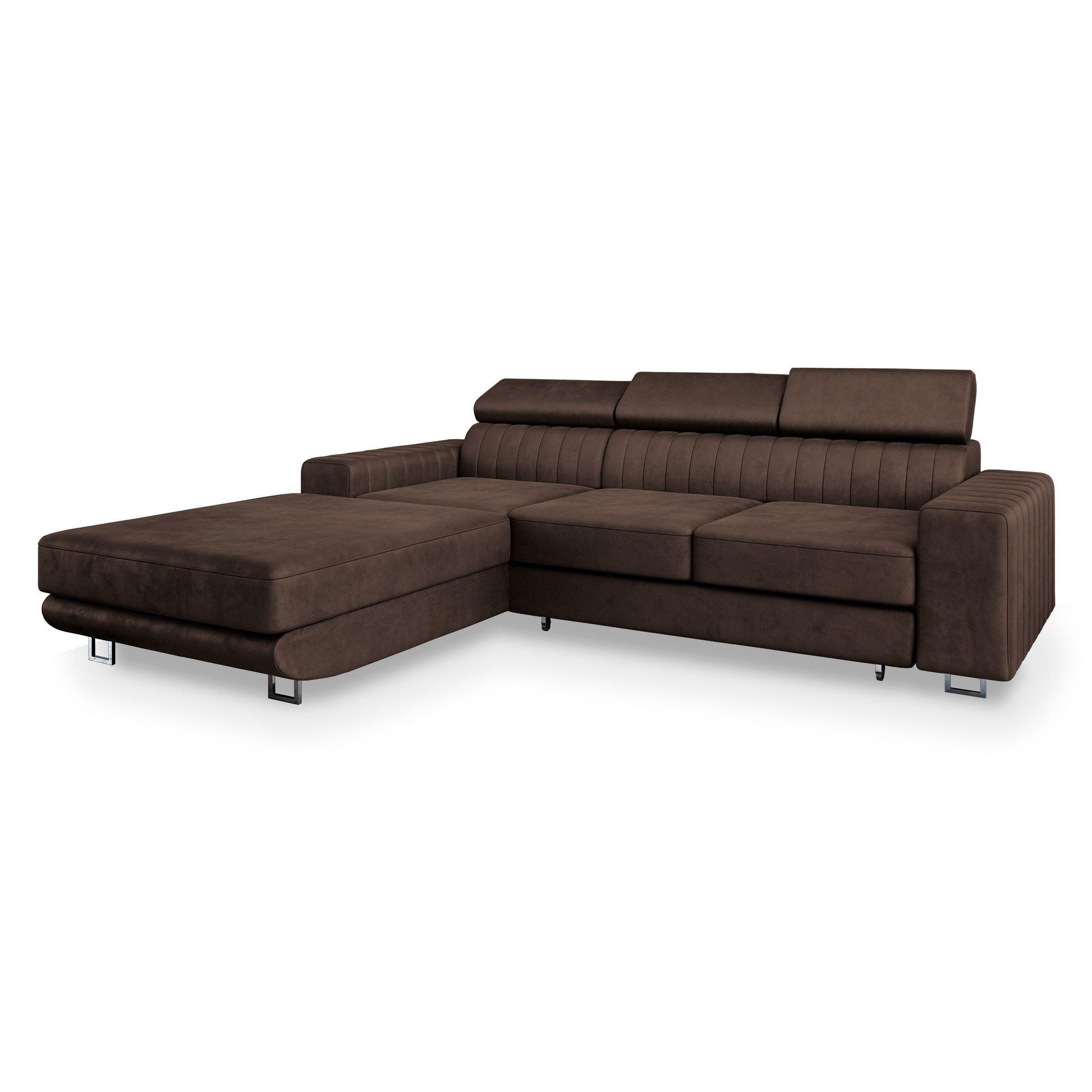 Masseno Ecksofa NOTO mit Schlaffunktion L-Form, Sofa mit Bettkasten