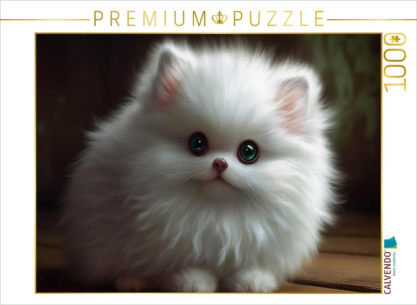 Puzzle CALVENDO Puzzle Ein Motiv aus dem Kalender Zauberhafte Fluffies, 1000
