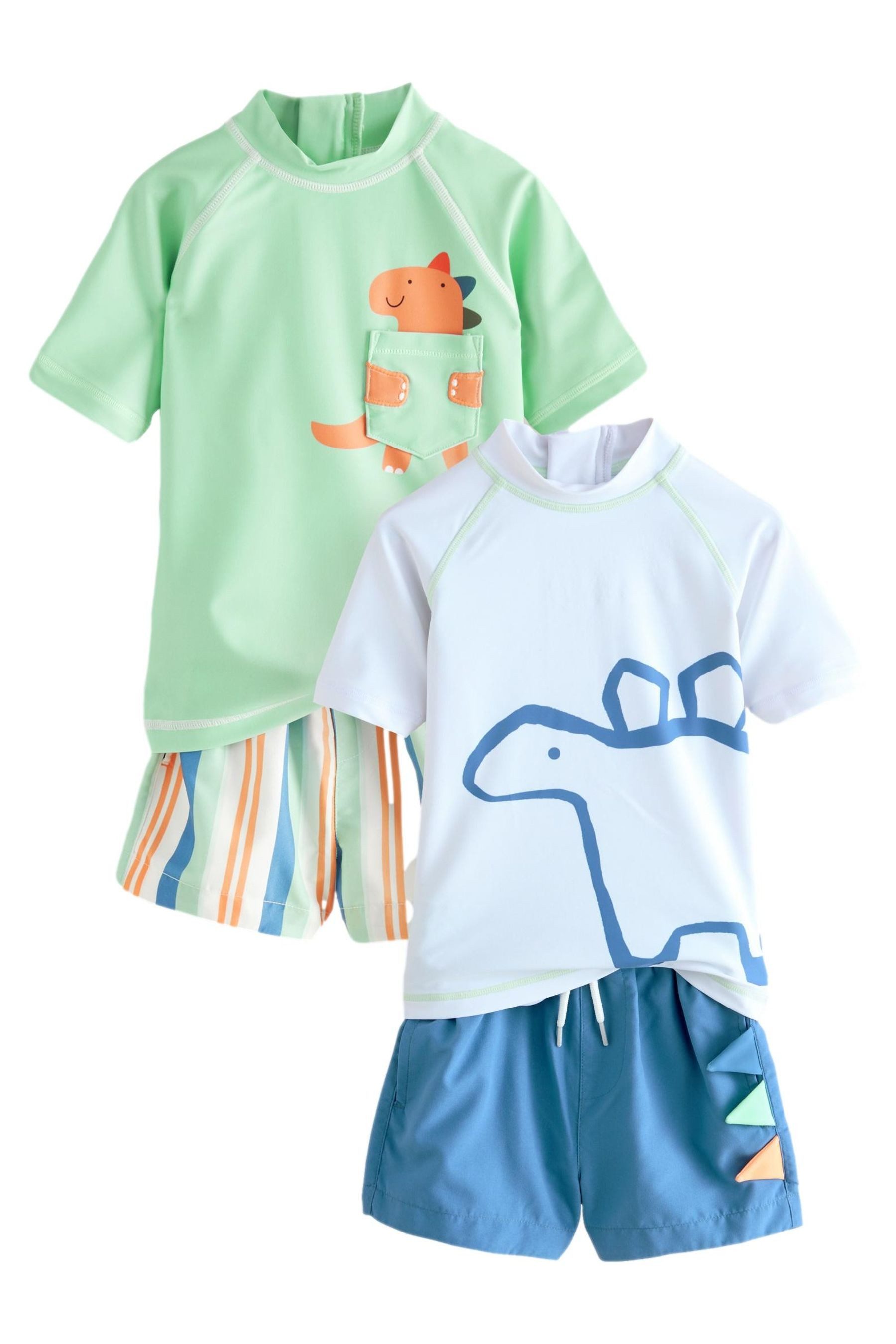 Next Badeanzug Rash-Set mit Trägertop und Shorts (4-St)