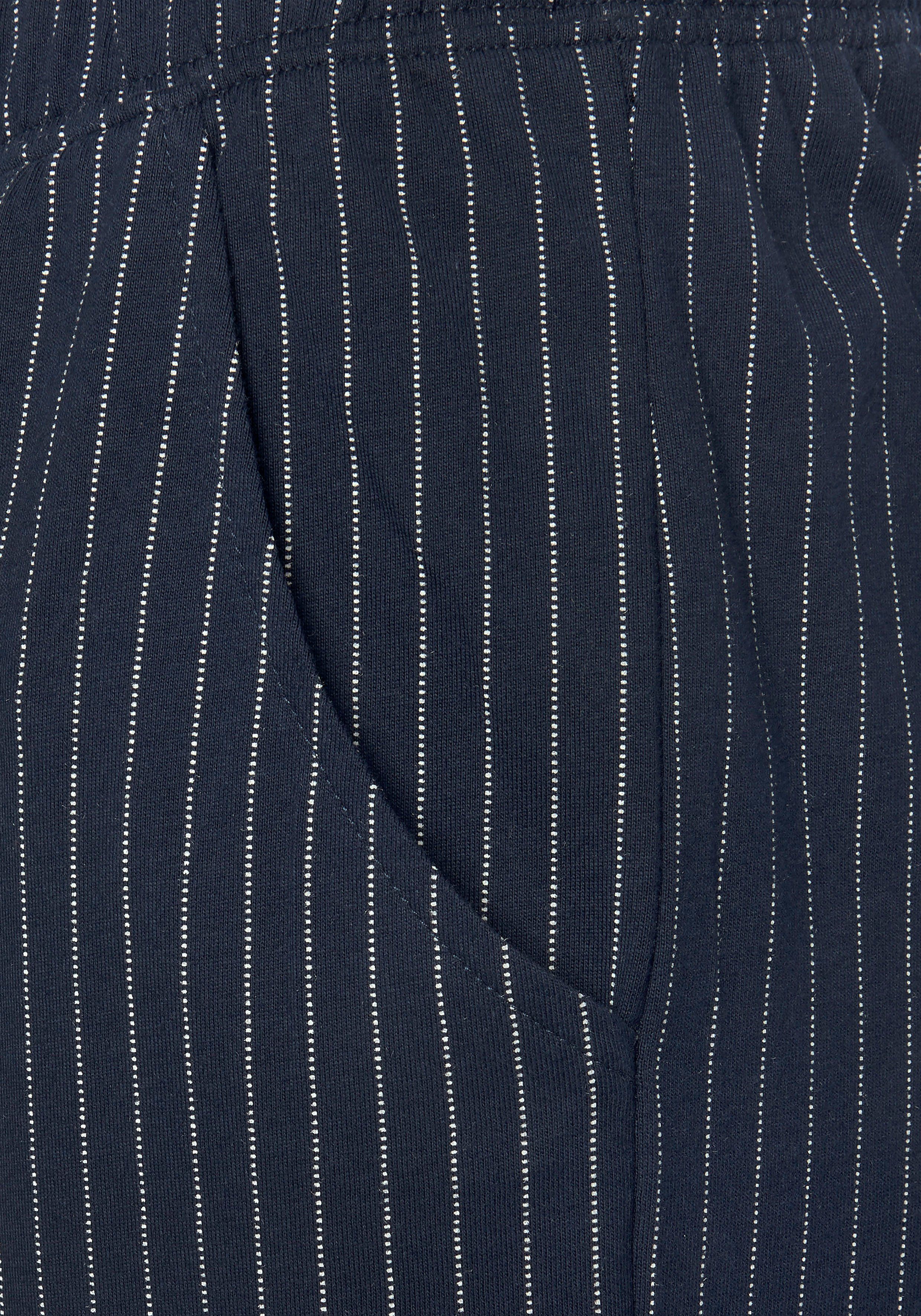 s.Oliver Pyjama (2 tlg., Stück) dunkelblau-gestreift 1