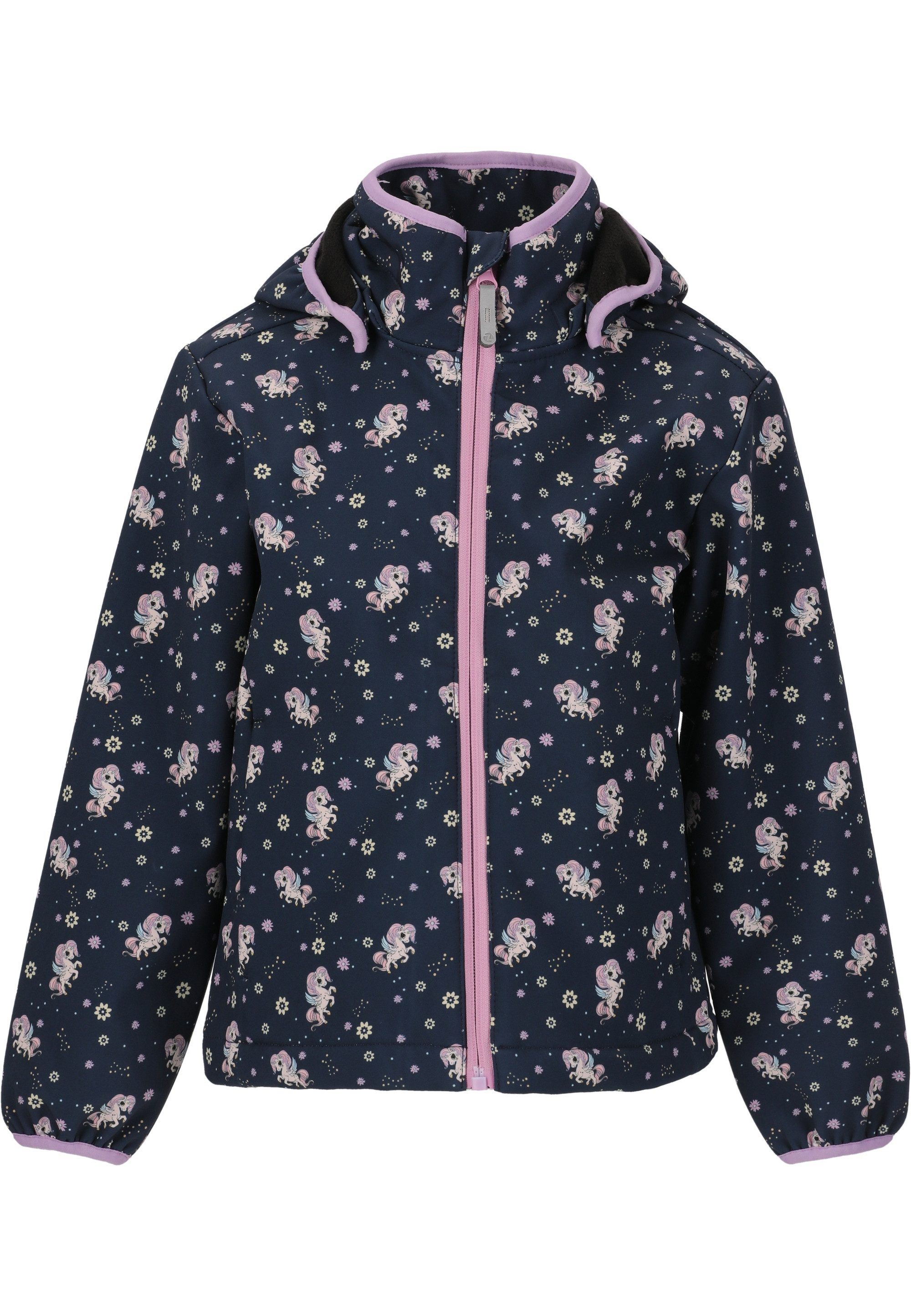 ZIGZAG Softshelljacke Stereo mit coolem Print und schützenden Eigenschaften