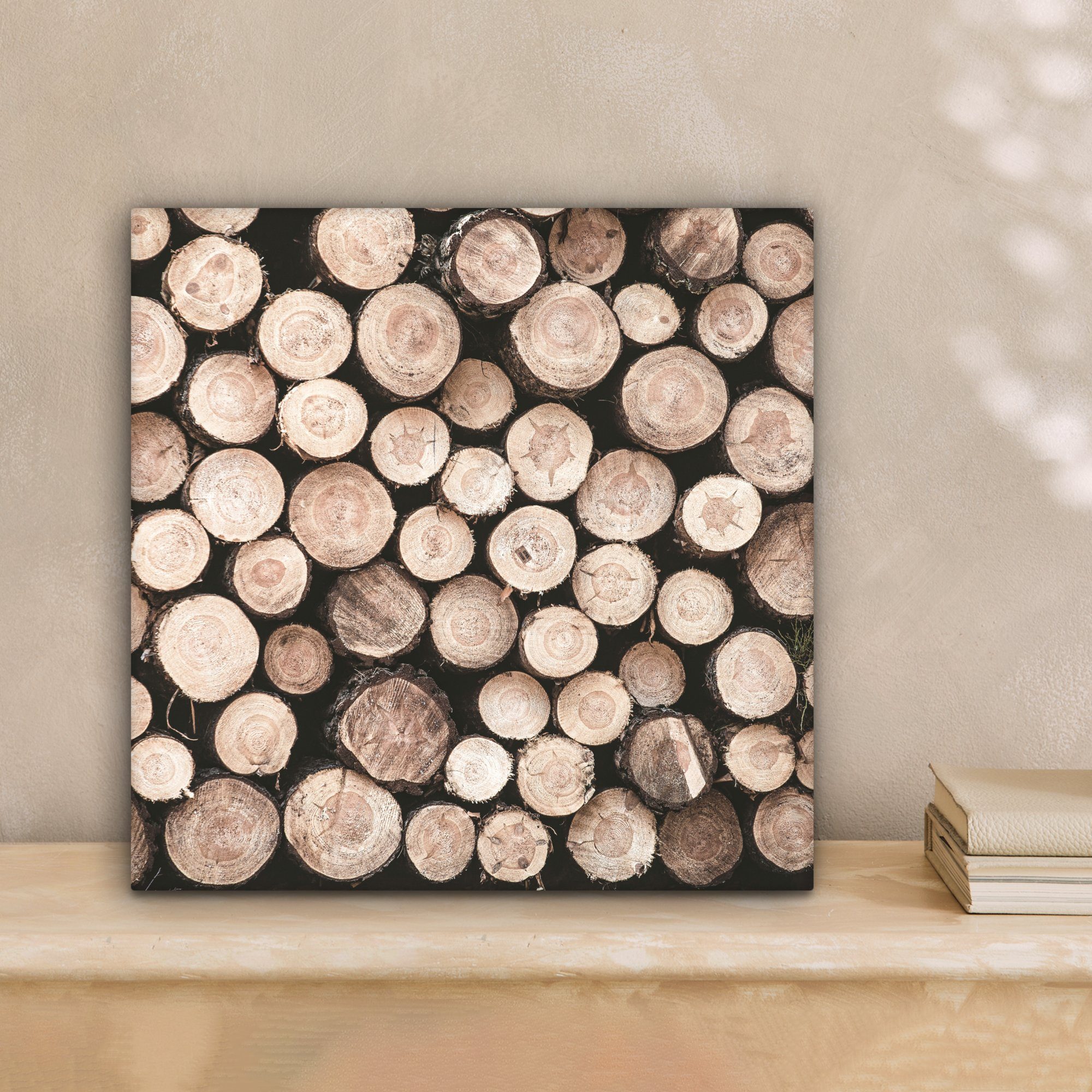 OneMillionCanvasses® Leinwandbild Baumstämme - Winter - Natur, Fotodruck (1 günstig online kaufen