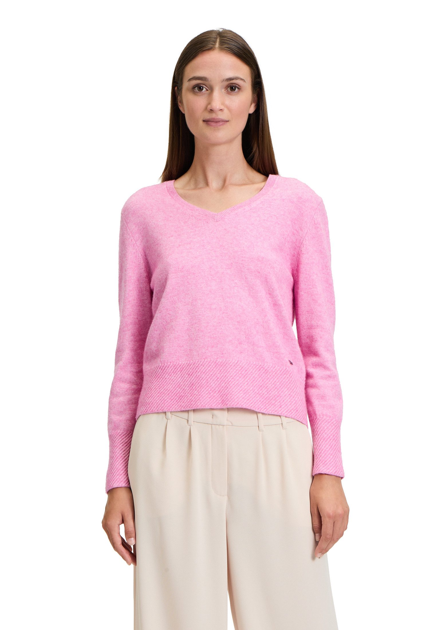 Rundhalspullover Strickpullover