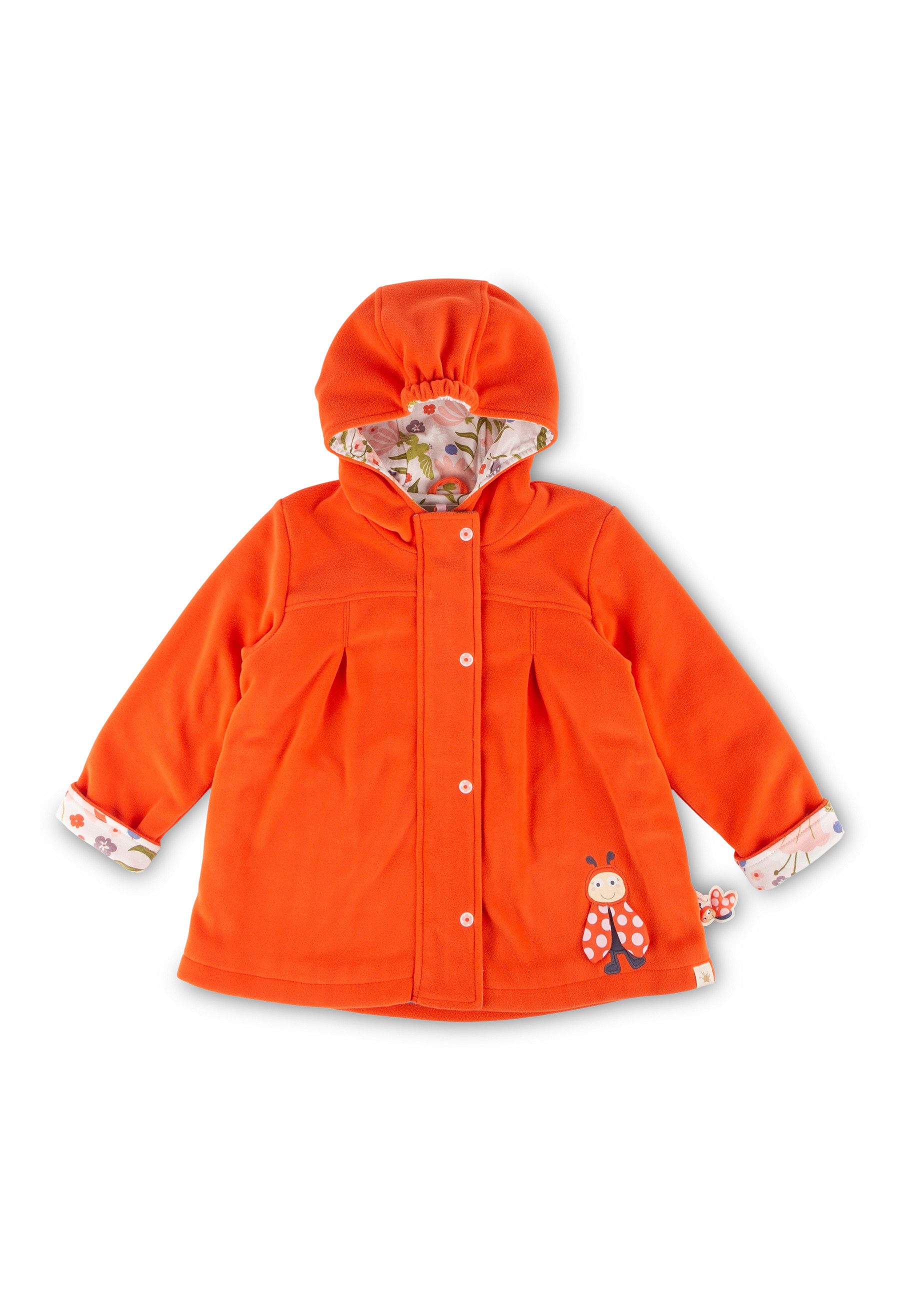 Fleecejacke Fleecemantel happy ladybug