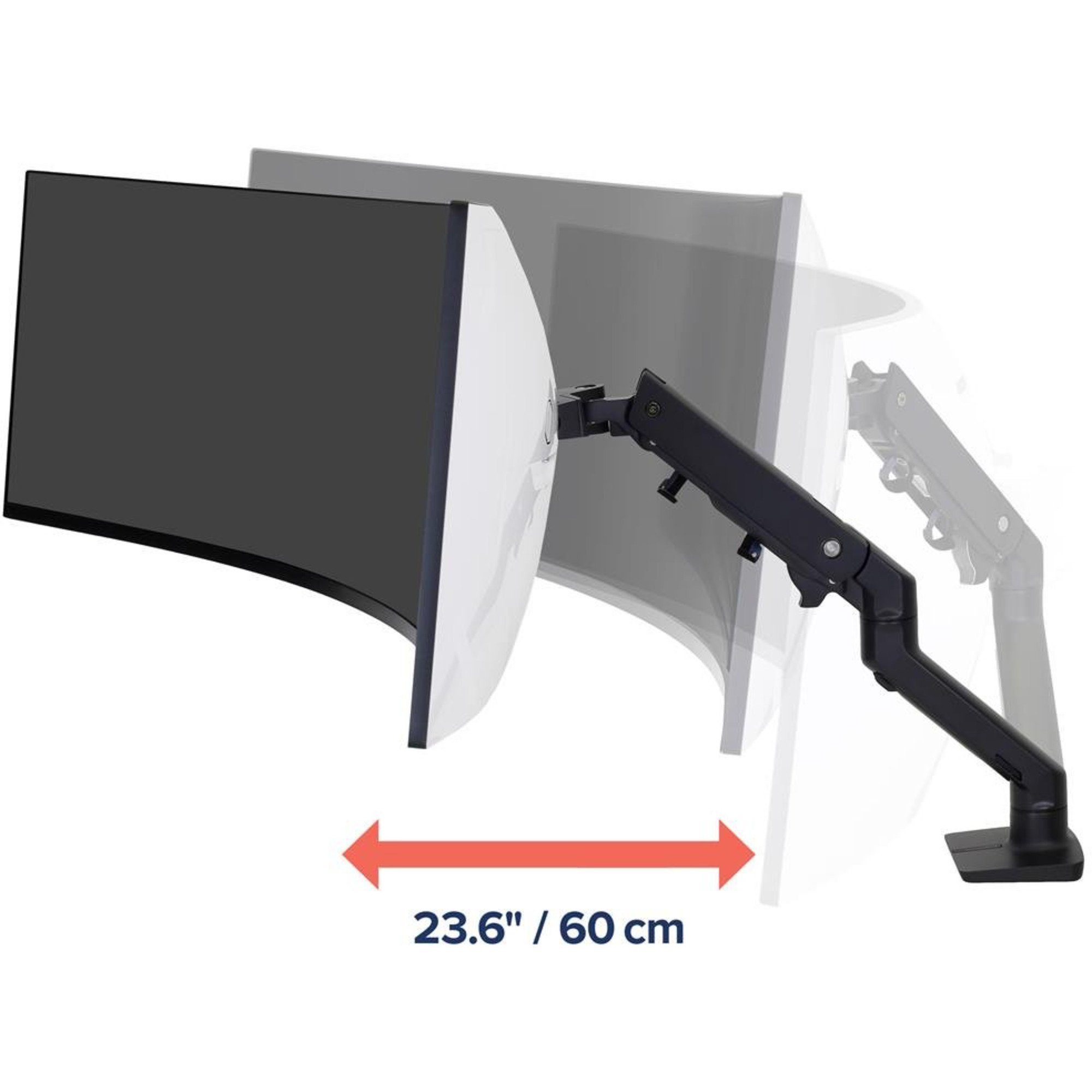 Ergotron Wandhalterung Ergotron HX Monitor Arm mit HD-Gelenk
