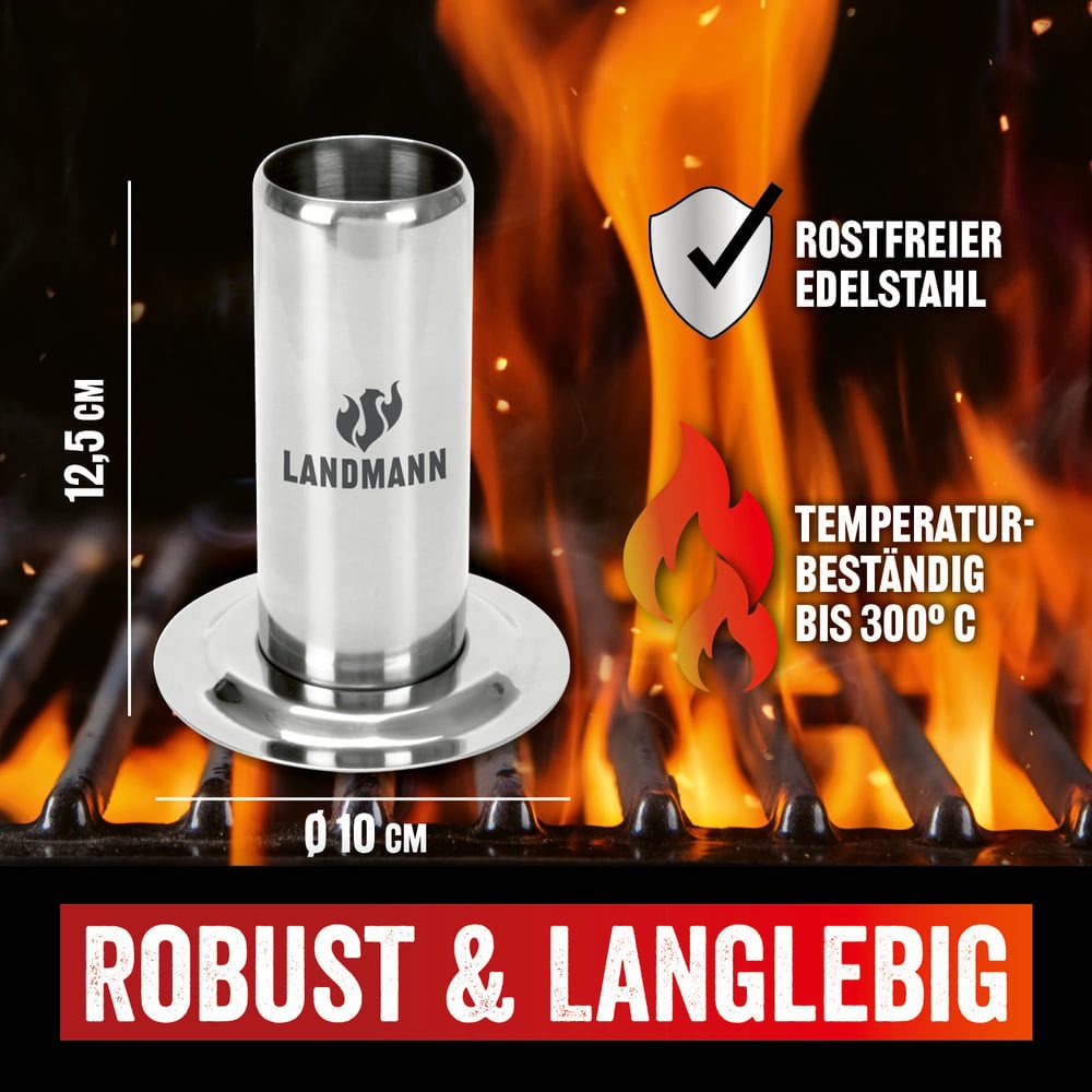 LANDMANN Hähnchenbräter, Edelstahl