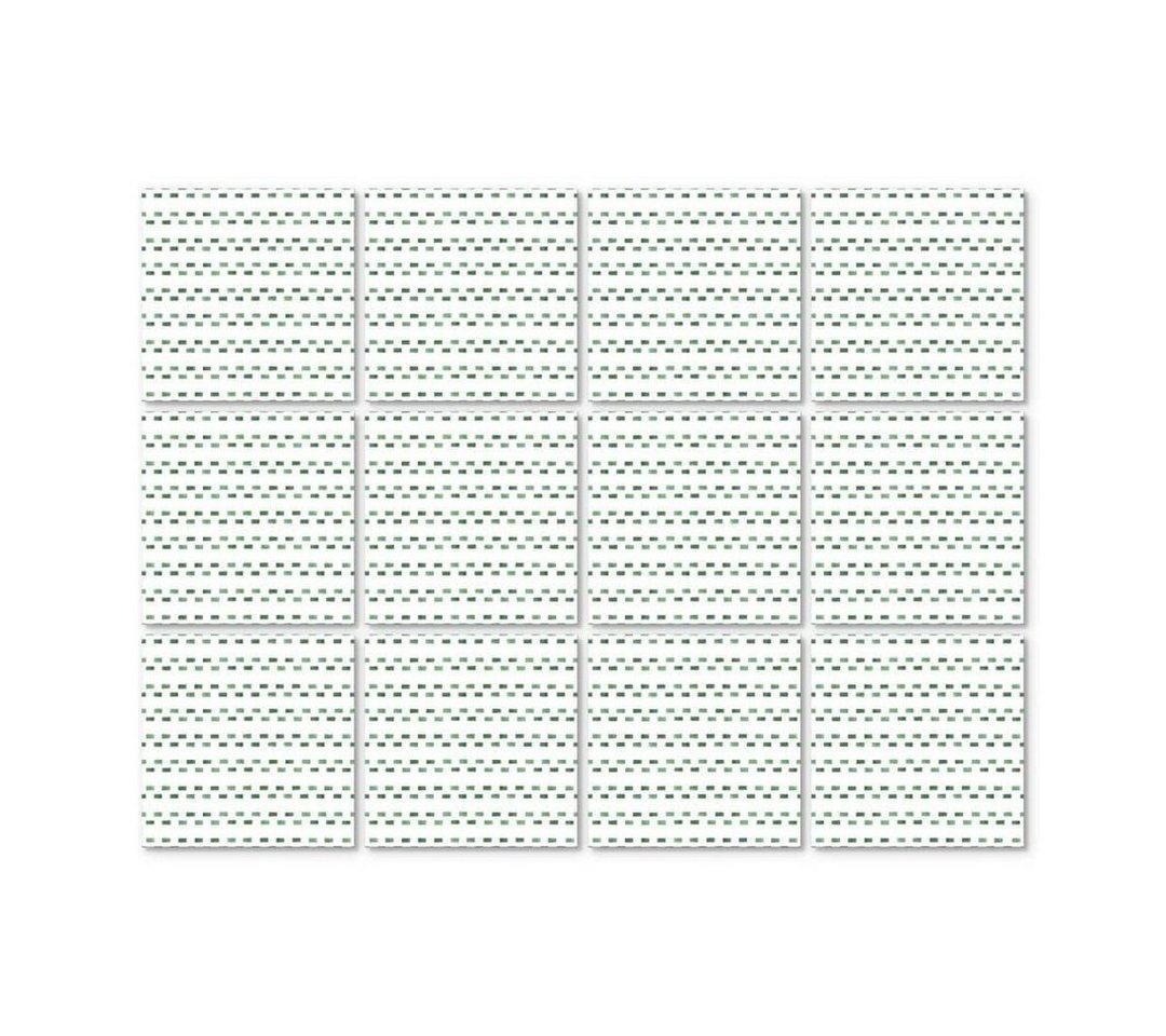 Thumbnail - K&L Wall Art Fliesenaufkleber selbstklebend Klebefliese Set Minimalistisch Retro Wandschutz Küche