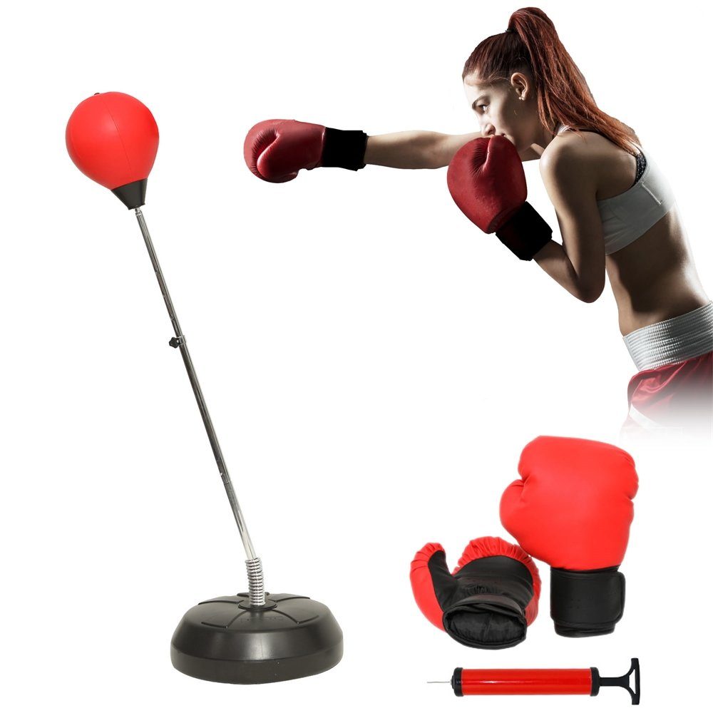 Standboxsack Mucola Standboxsack Erwachsene Boxsack inkl. Boxhandschuhe Boxbirne