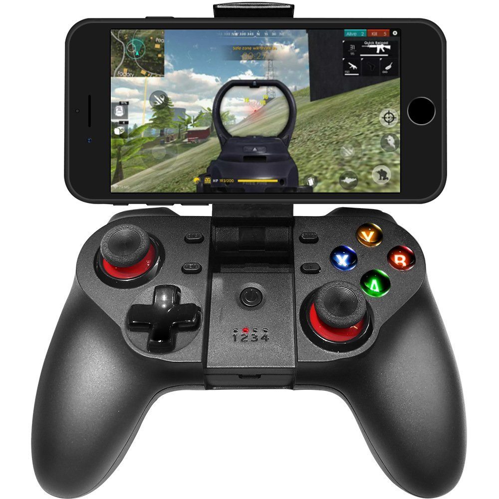 GelldG Gaming Bluetooth PC Gamepad, kompatibel mit Telefon Gamepad