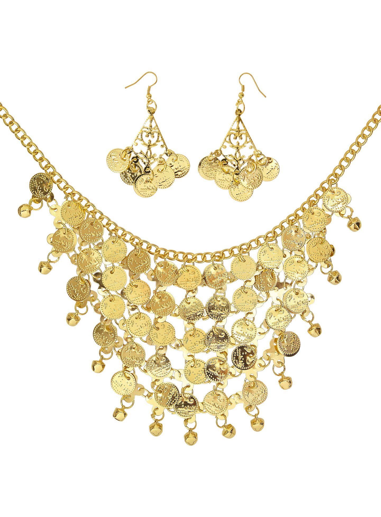 Widdmann Ohrring und Ketten Set Schmuckset Arabien