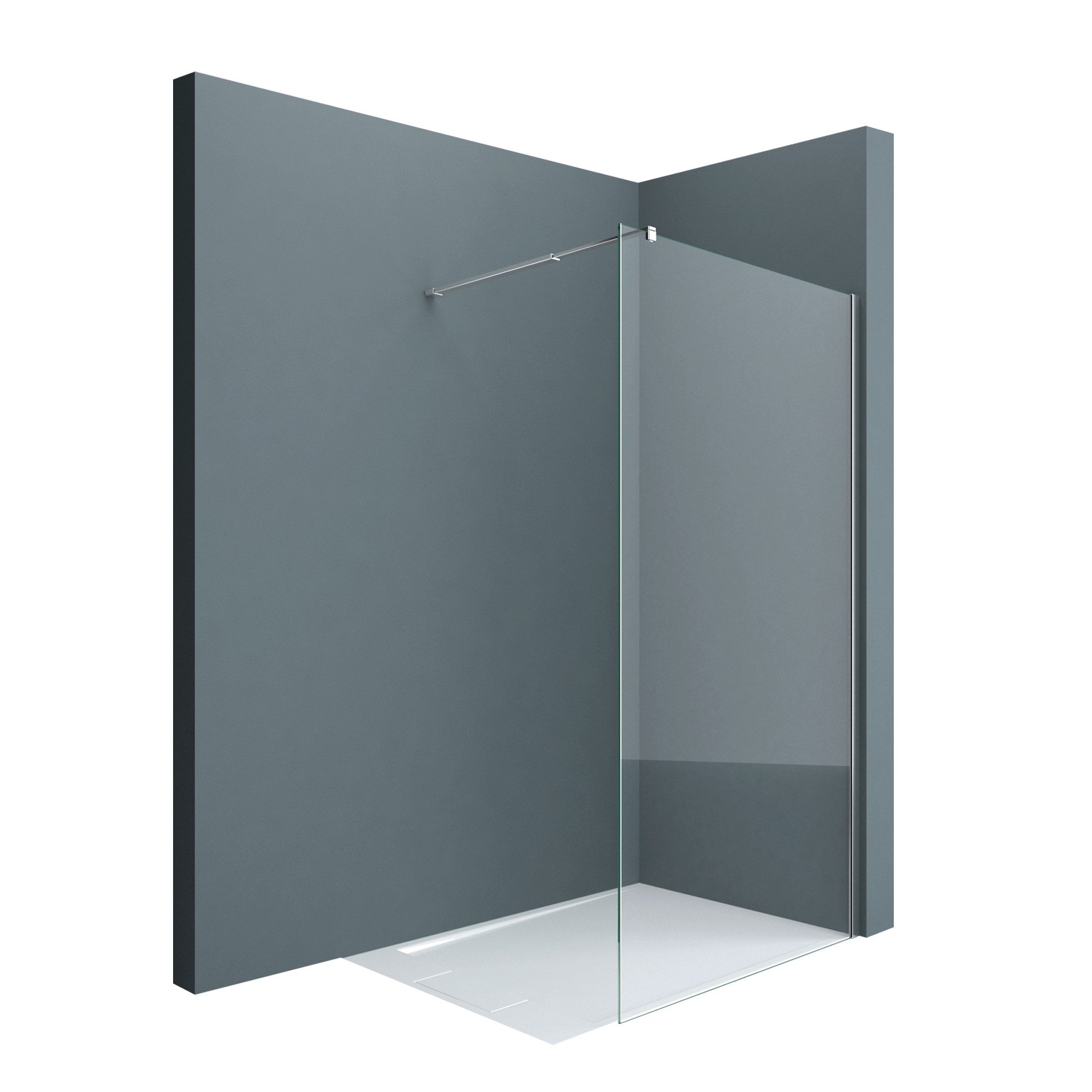 doporro Walk-in-Dusche Duschkabine Duschwand Duschabtrennung 8-10mm ESG NAN günstig online kaufen