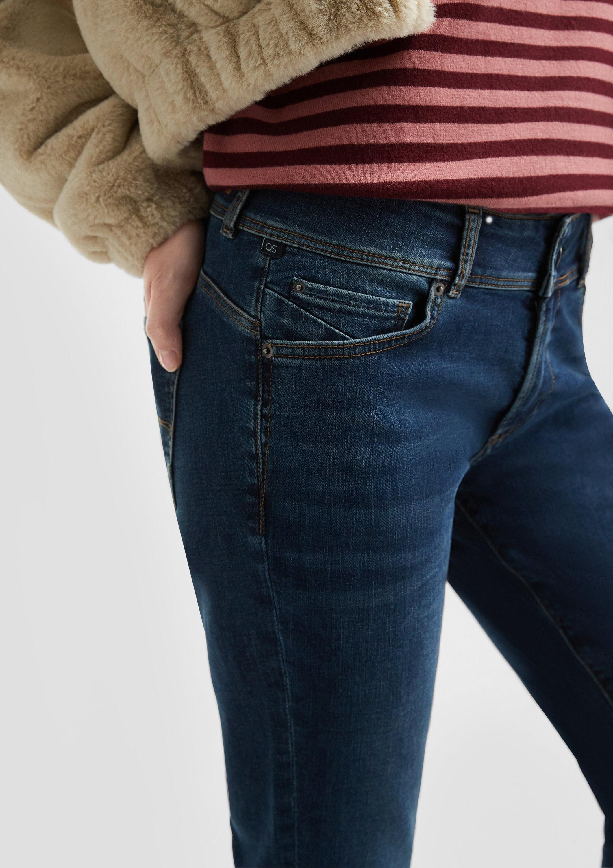 QS Bootcut-Jeans Jeans-Hose CATIE Jeans Catie / Slim Fit / Mid Rise / Bootcut Leg