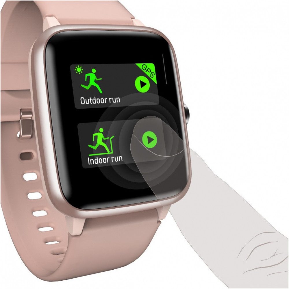 Hama Hama Fit Watch 5910 rosé Fitnessuhr. Fitnessuhr (Android), Rosa, Touchscreen-Display