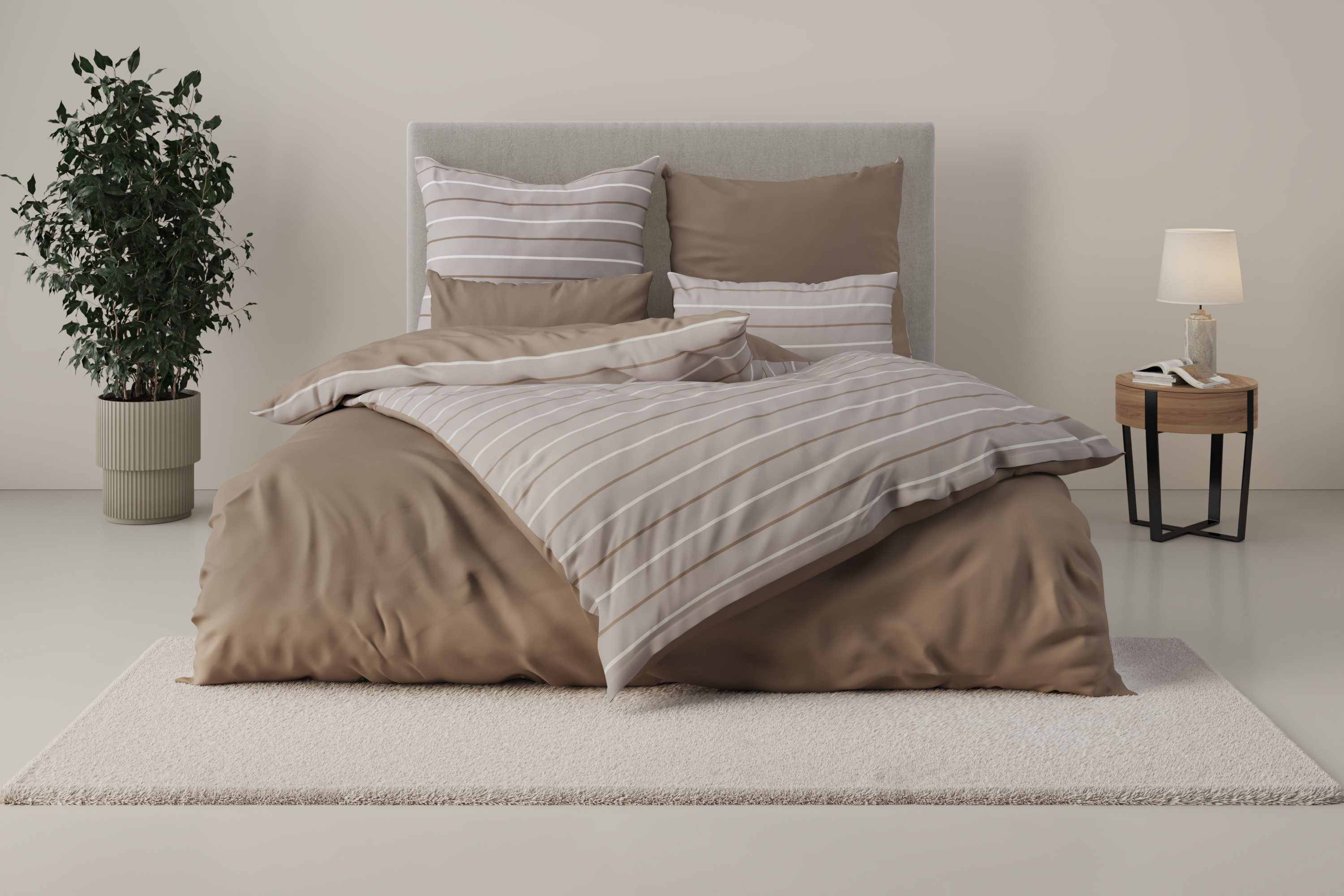 Bruno Banani Bettwäsche Dana, Renforcé, 2 teilig, in Gr. 135x200 oder 155x2 günstig online kaufen