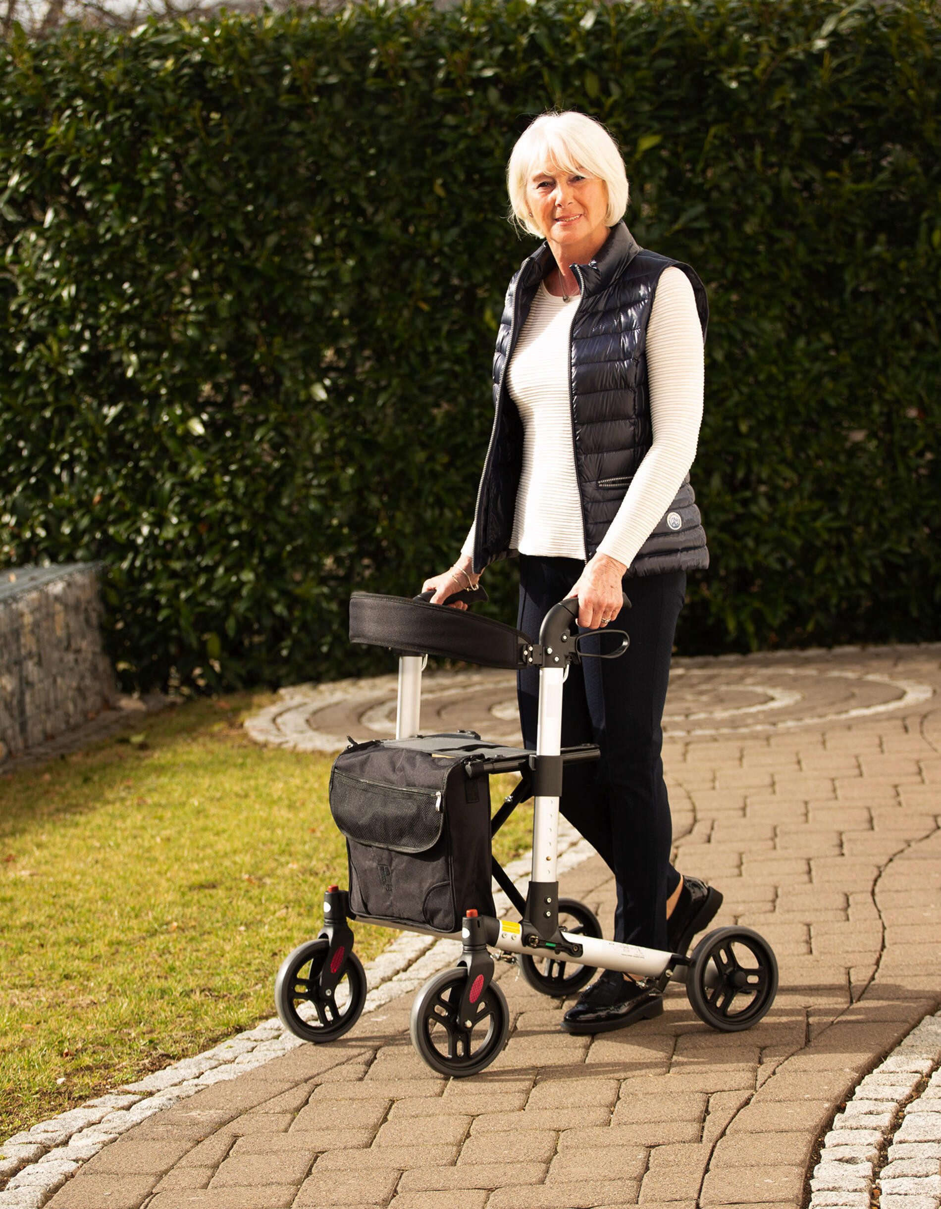 Ridder Rollator Mio schwarz-silber