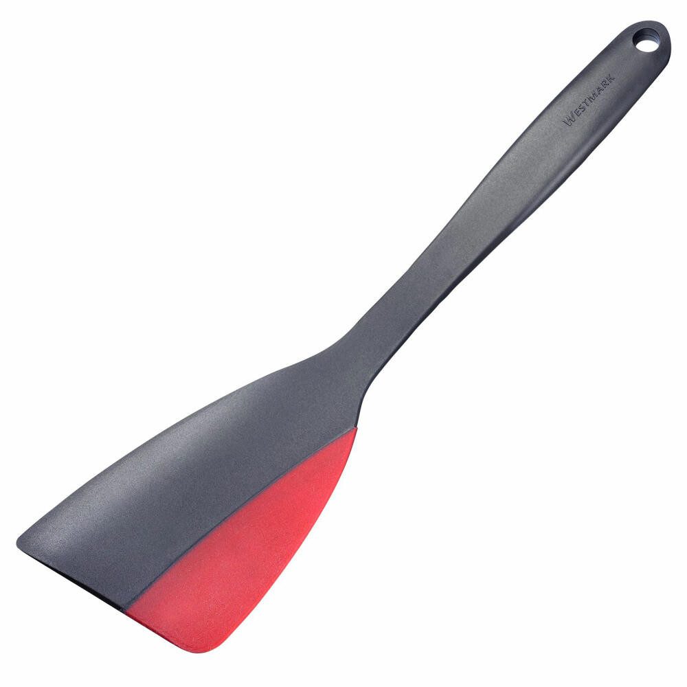 WESTMARK Pfannenwender mit Silikonkante, Länge: 31 cm, Kunststoff/Silikon, Flexi, mit Schaber