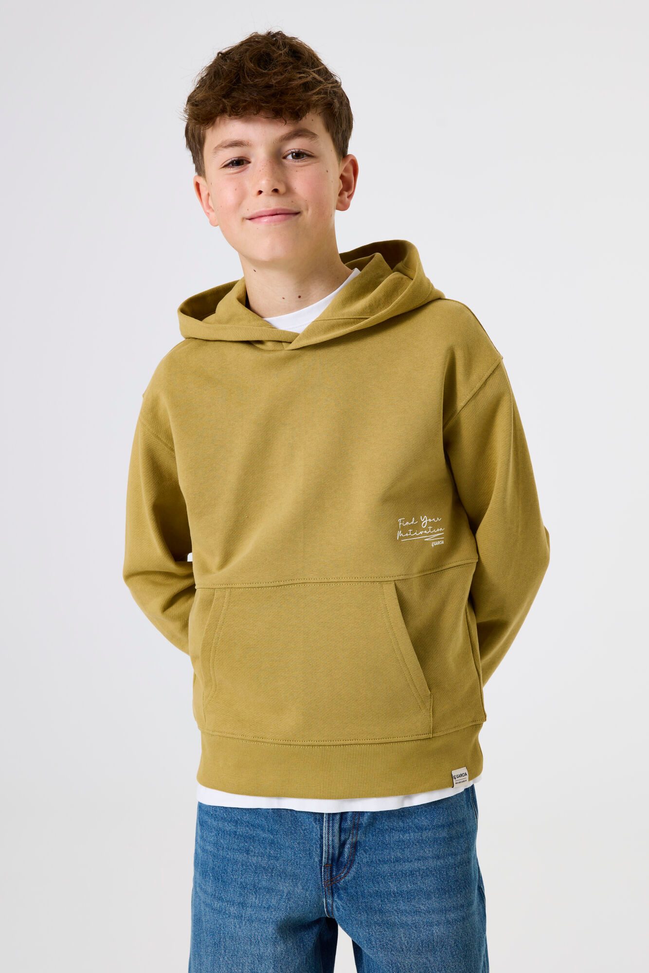 Garcia Sweatshirt mit Rückenprint