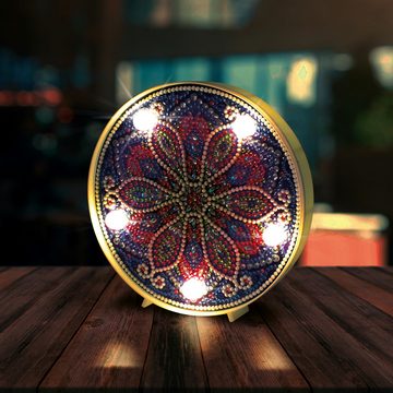 Toi-Toys Dekolicht DIY - Diamantlampe - Mandala (5D)