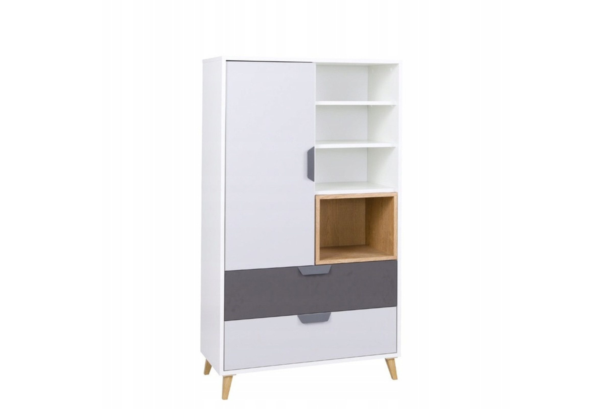Hochkommode JUSTIN 5 Kommode Jugendkommode Sideboard 80 cm breit
