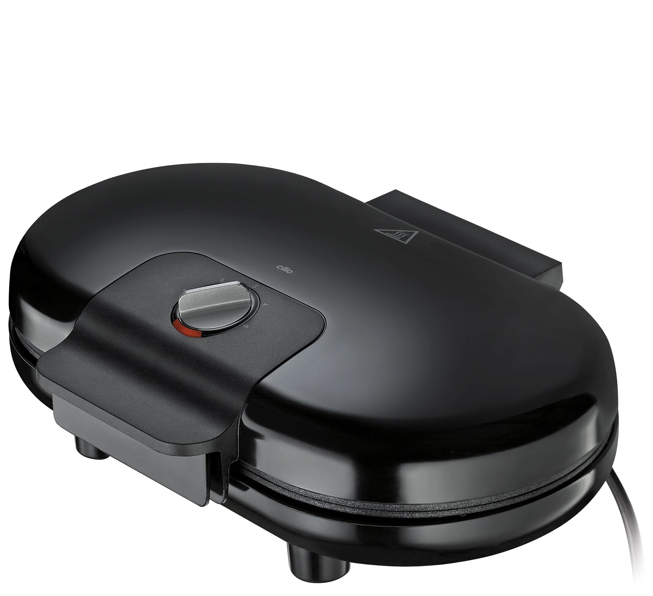 Cilio 2-in-1-Kombi-Waffeleisen Waffeleisen Waffelautomat Belgische Waffeln Cilio CLASSIC DUO Herz, 1200,00 W